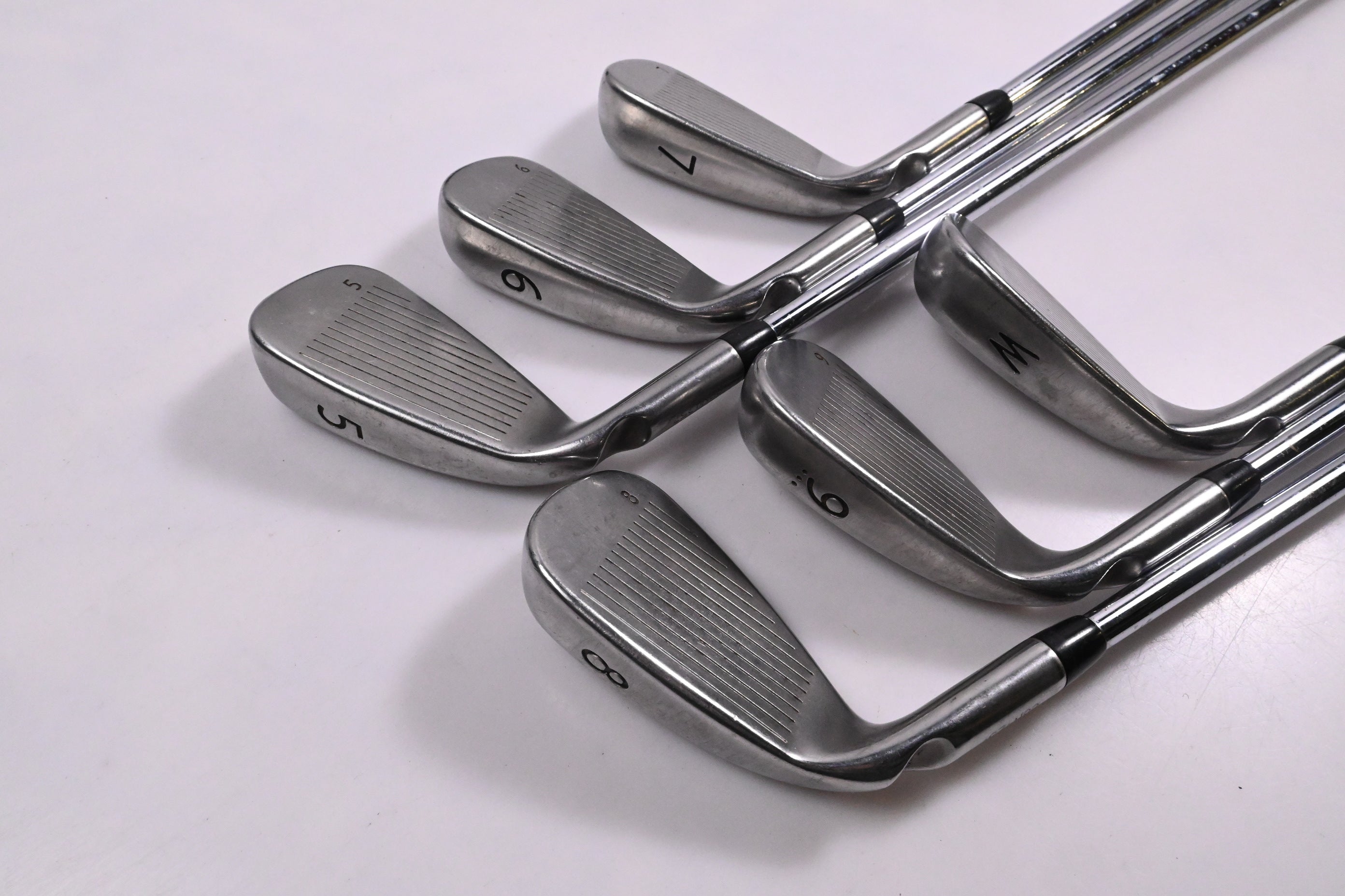 Ping G Series Irons / 5-PW / Green Dot / Stiff Flex Ping AWT 2.0 Shafts
