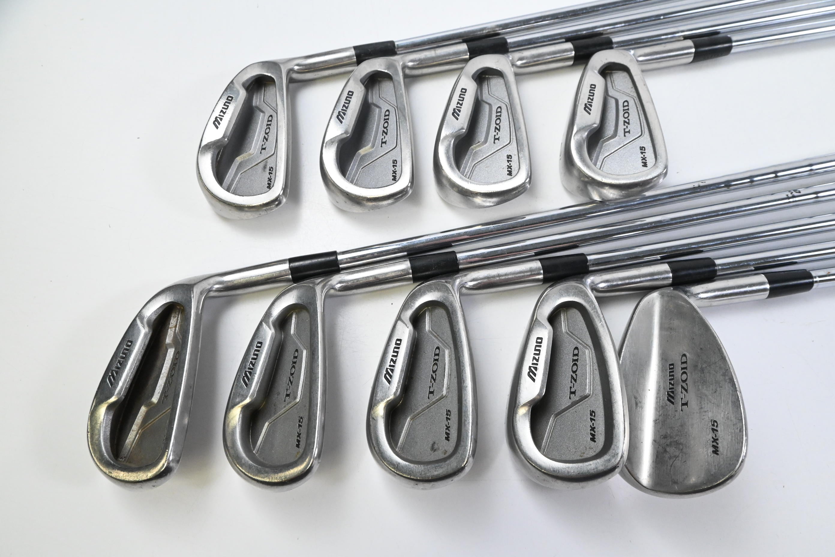Mizuno MX-15 Irons / 3-PW+SW / Stiff Flex True Temper Release Shafts
