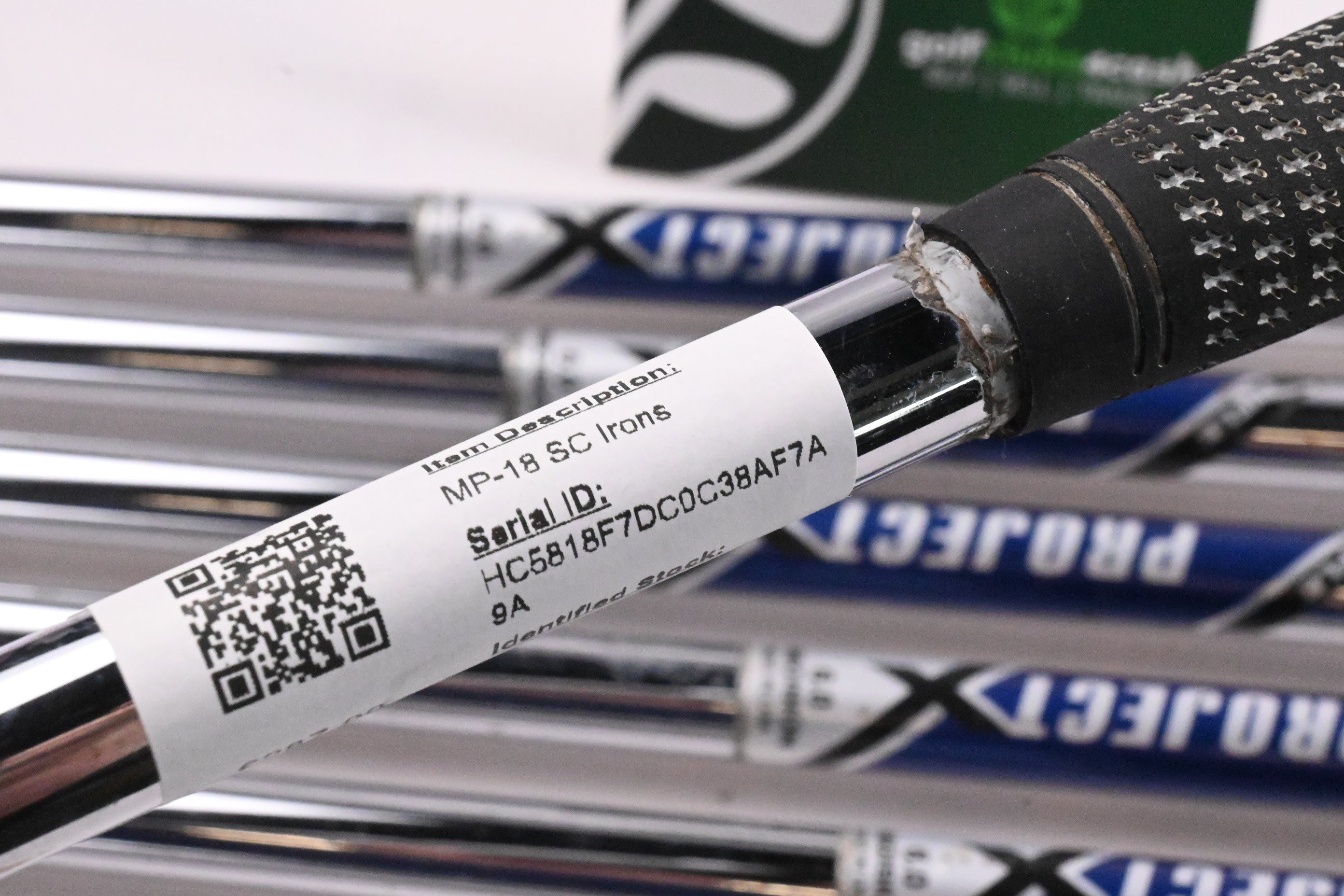 Mizuno MP-18 SC Irons / 3-9i / Stiff Flex Project X Shafts