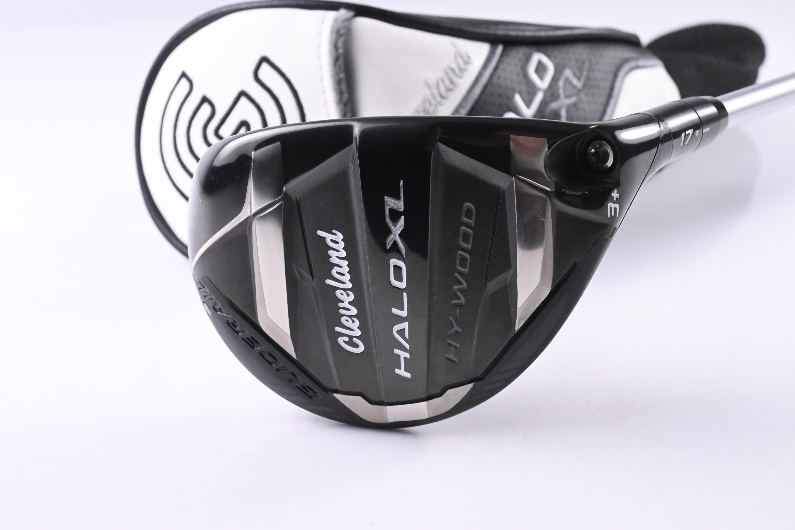 Cleveland Halo XL Hy-Wood #3+ Hybrid / 17 Degree / Stiff Flex Ascent PL 40 Shaft