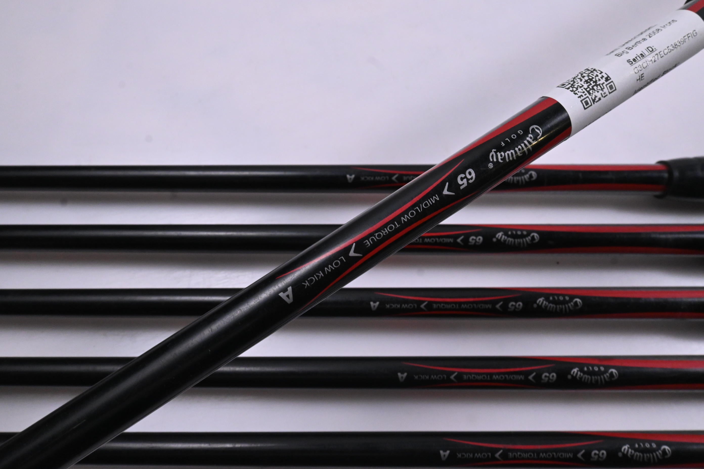 Callaway Big Bertha 2008 Irons / 5-PW+SW / Senior Flex Callaway 65 Shafts