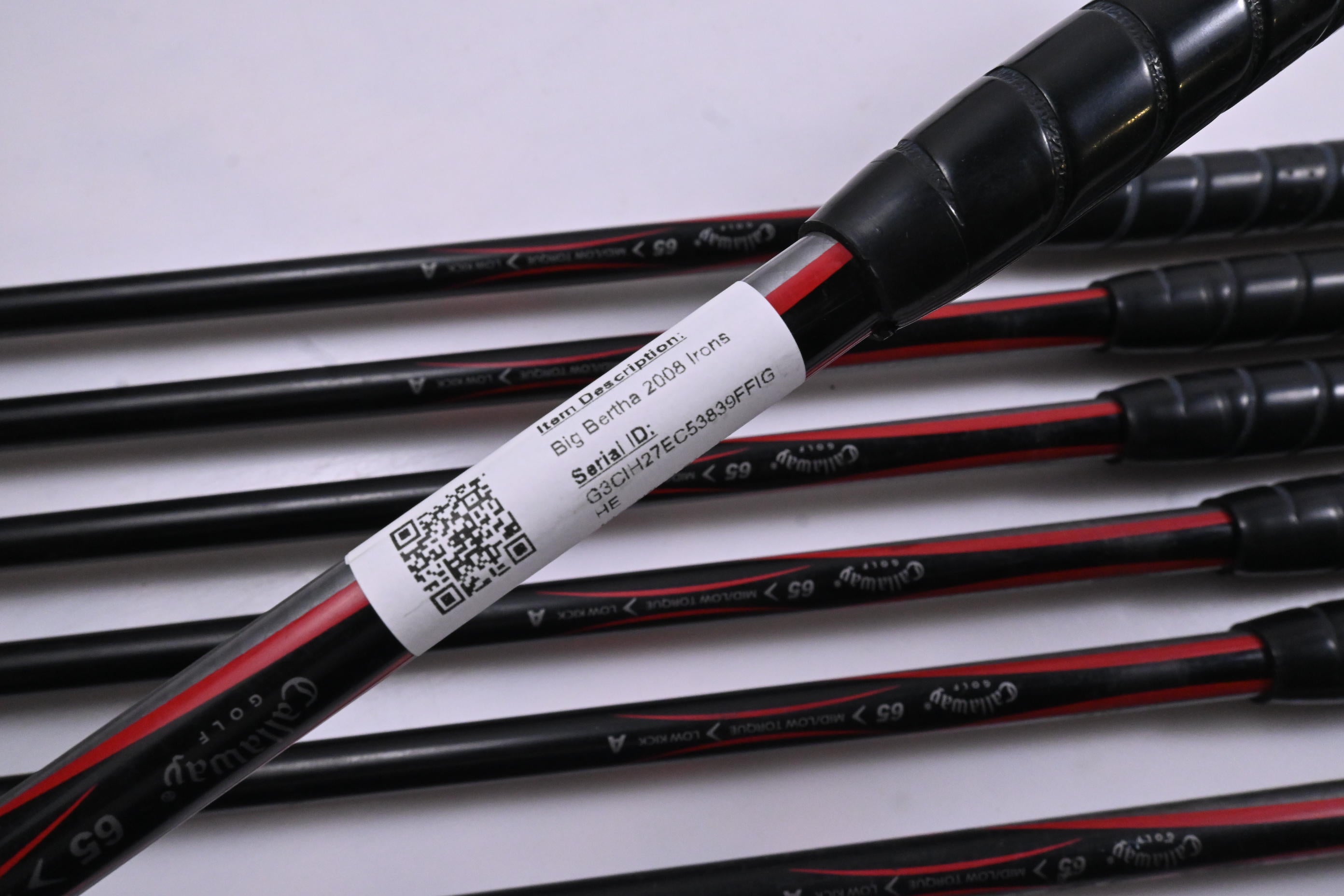 Callaway Big Bertha 2008 Irons / 5-PW+SW / Senior Flex Callaway 65 Shafts