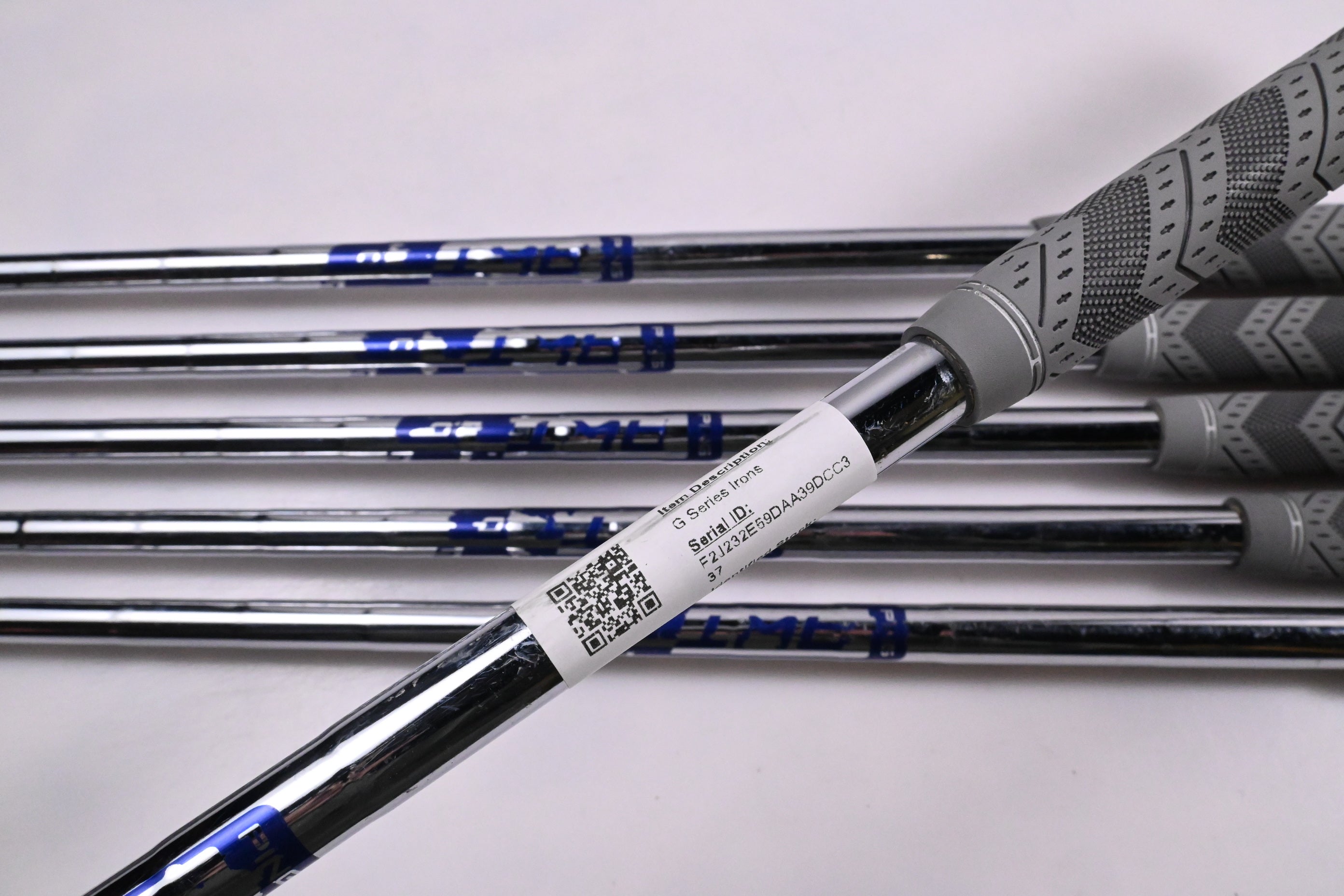 Ping G Series Irons / 5-PW / Green Dot / Stiff Flex Ping AWT 2.0 Shafts