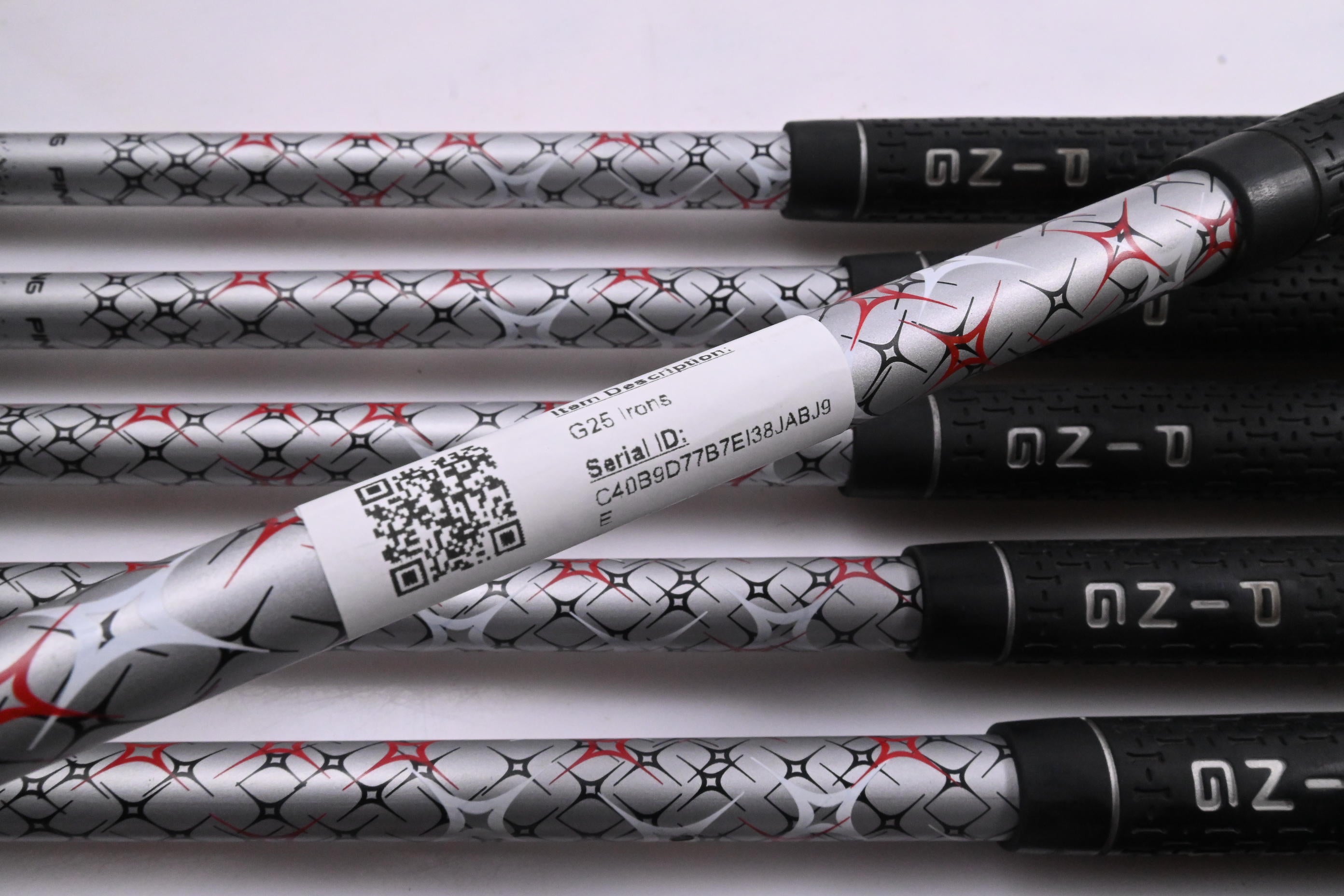 Ping G25 Irons / 6-PW+GW+SW+LW / Black Dot / Senior Flex Ping TFC 189 Shafts