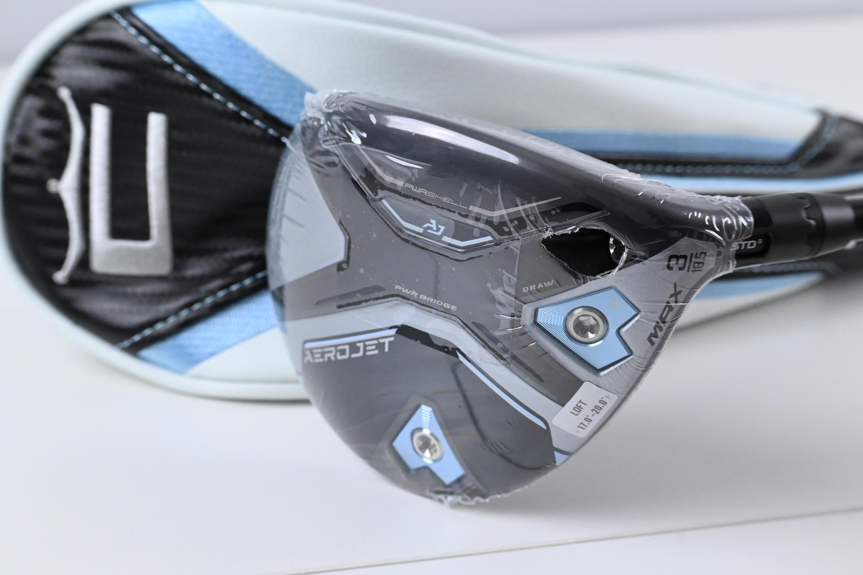 Ladies Cobra Aerojet Max #3 Wood / 18.5 Degree / Ladies Flex Helium Nanocore 4