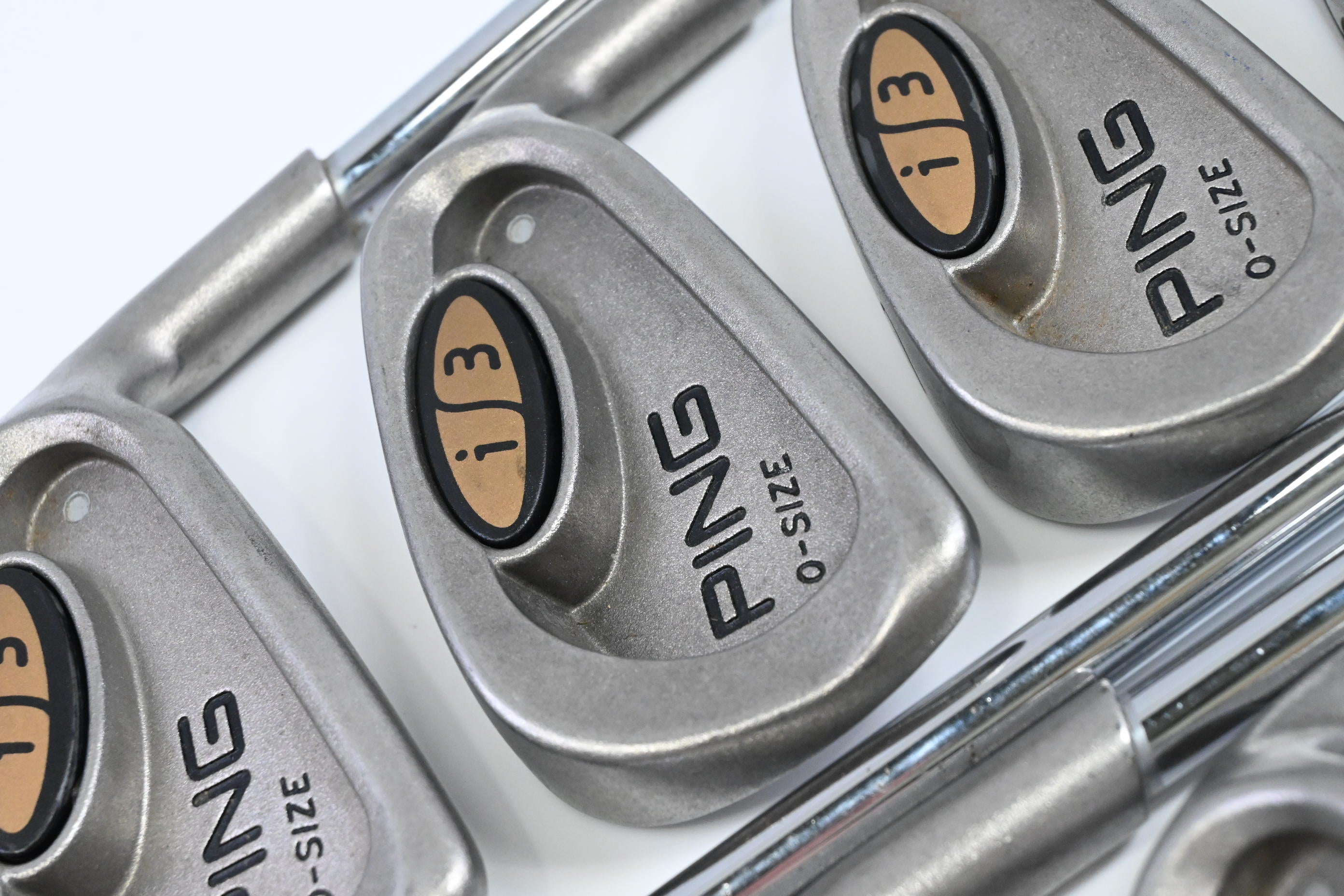 Ping i3 O-Size Irons / 3-PW+SW / Silver Dot / Regular Flex Ping JZ Cushin Shafts