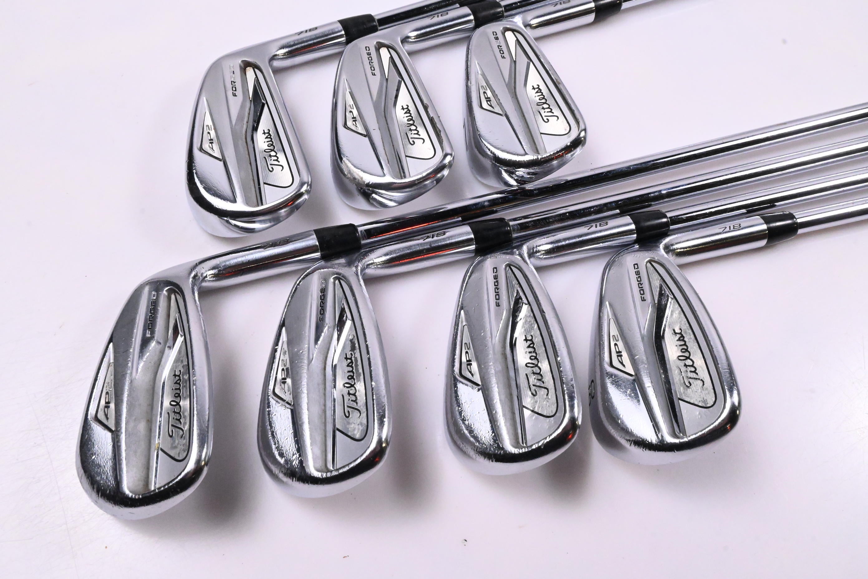 Titleist 718 AP2 Irons / 5-PW+50° / Regular Flex AMT Red R300 Shafts