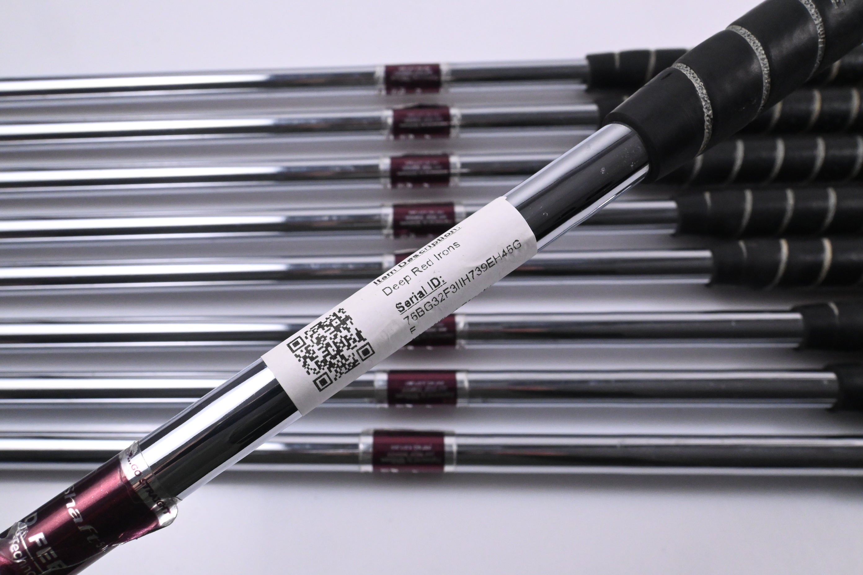 Wilson Deep Red Irons / 3-PW+SW / Regular Flex Fat Wilson Shafts