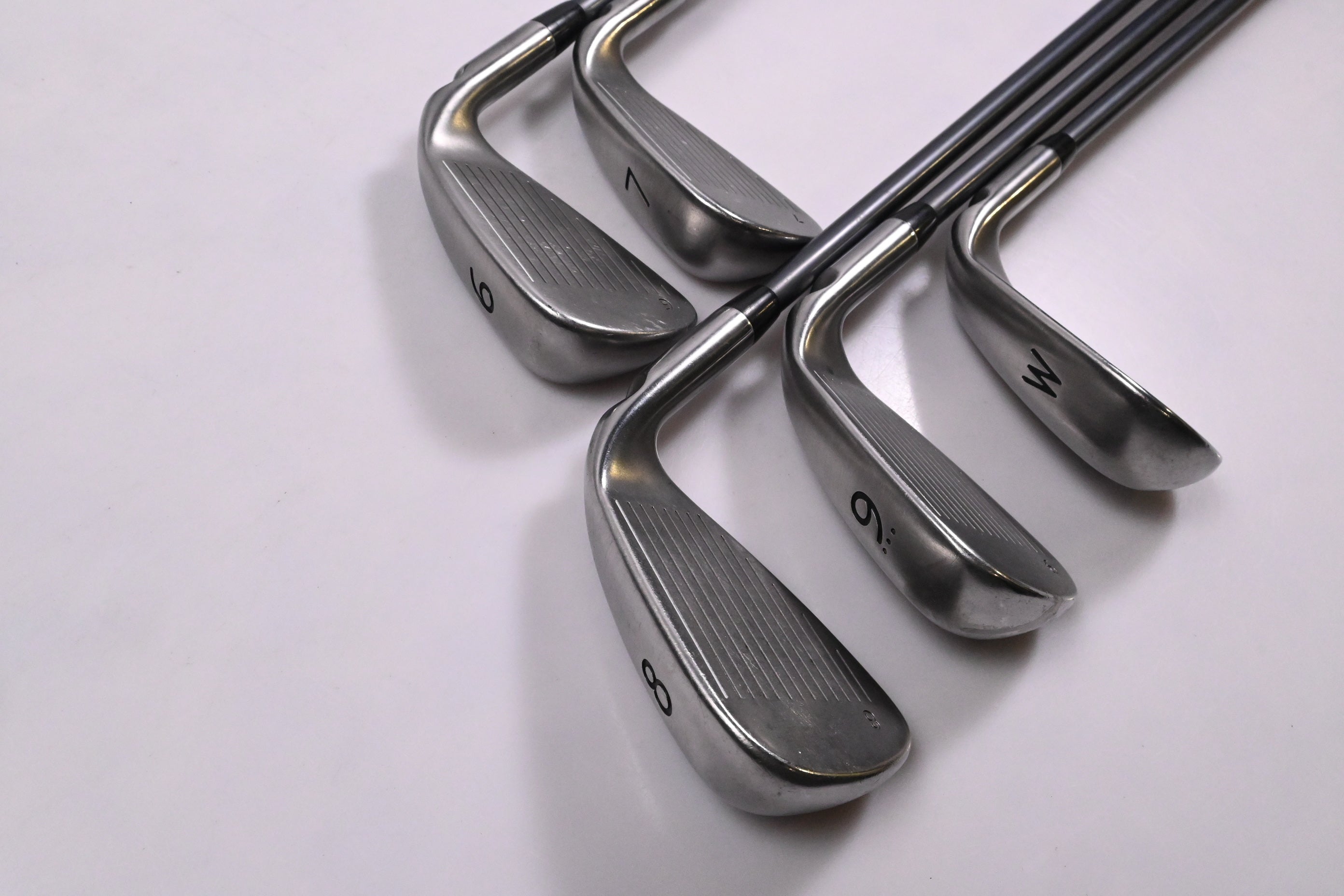 Left Hand Ping G Series Irons / 6-PW / Red Dot / Senior Flex Ping CFS 65 Shafts