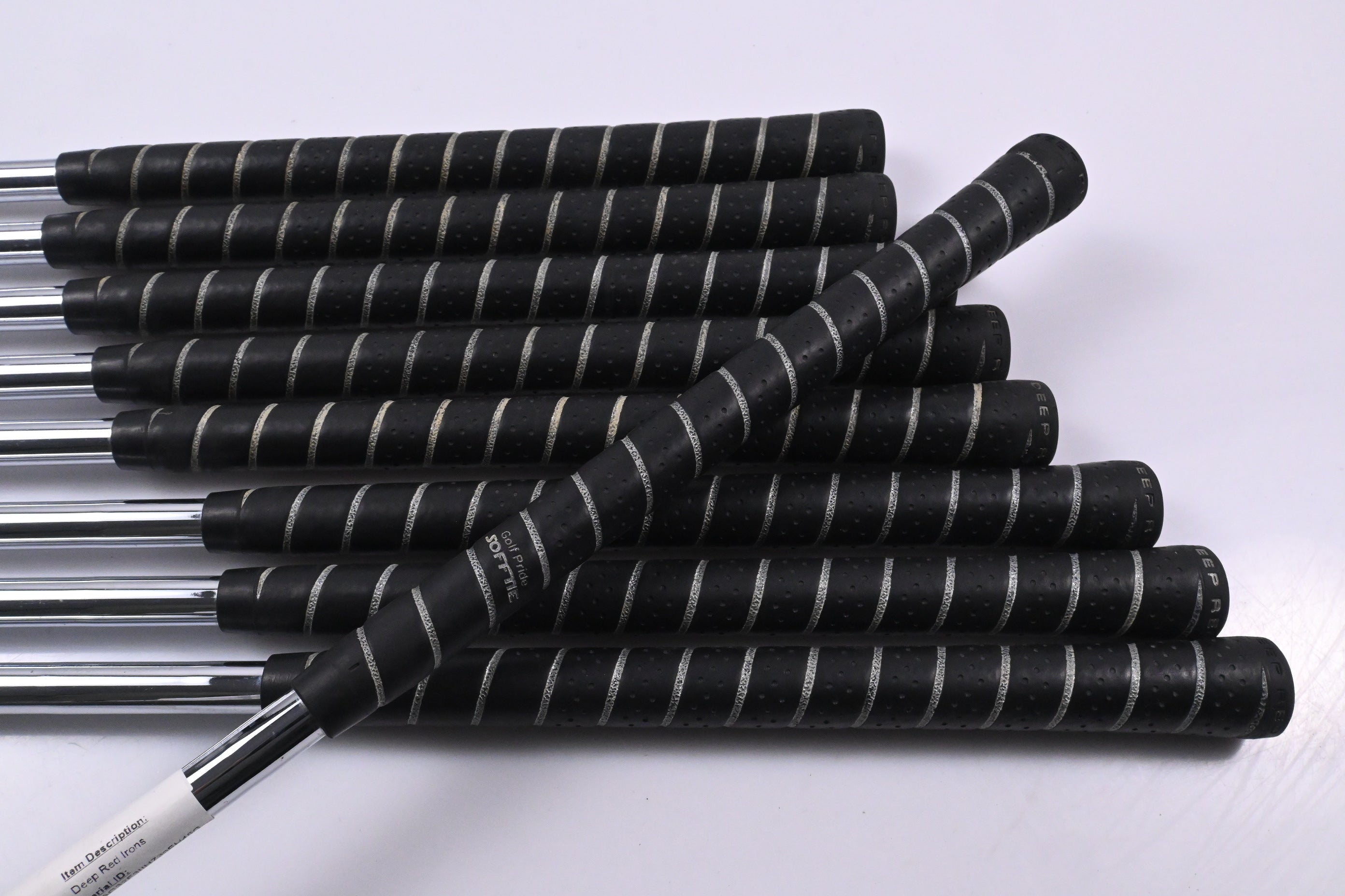 Wilson Deep Red Irons / 3-PW+SW / Regular Flex Fat Wilson Shafts
