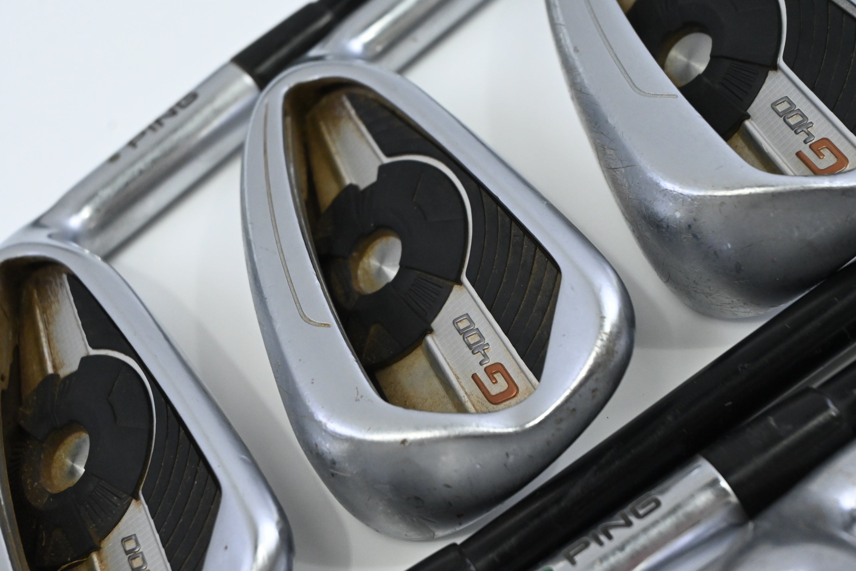 Ping G400 Irons / 5-PW+SW / Green Dot / Senior Flex Ping Alta CB Shafts