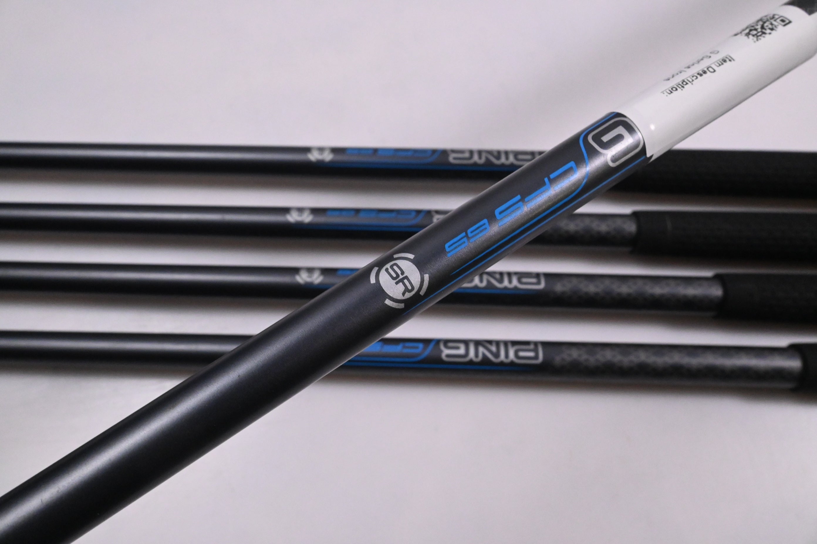 Left Hand Ping G Series Irons / 6-PW / Red Dot / Senior Flex Ping CFS 65 Shafts