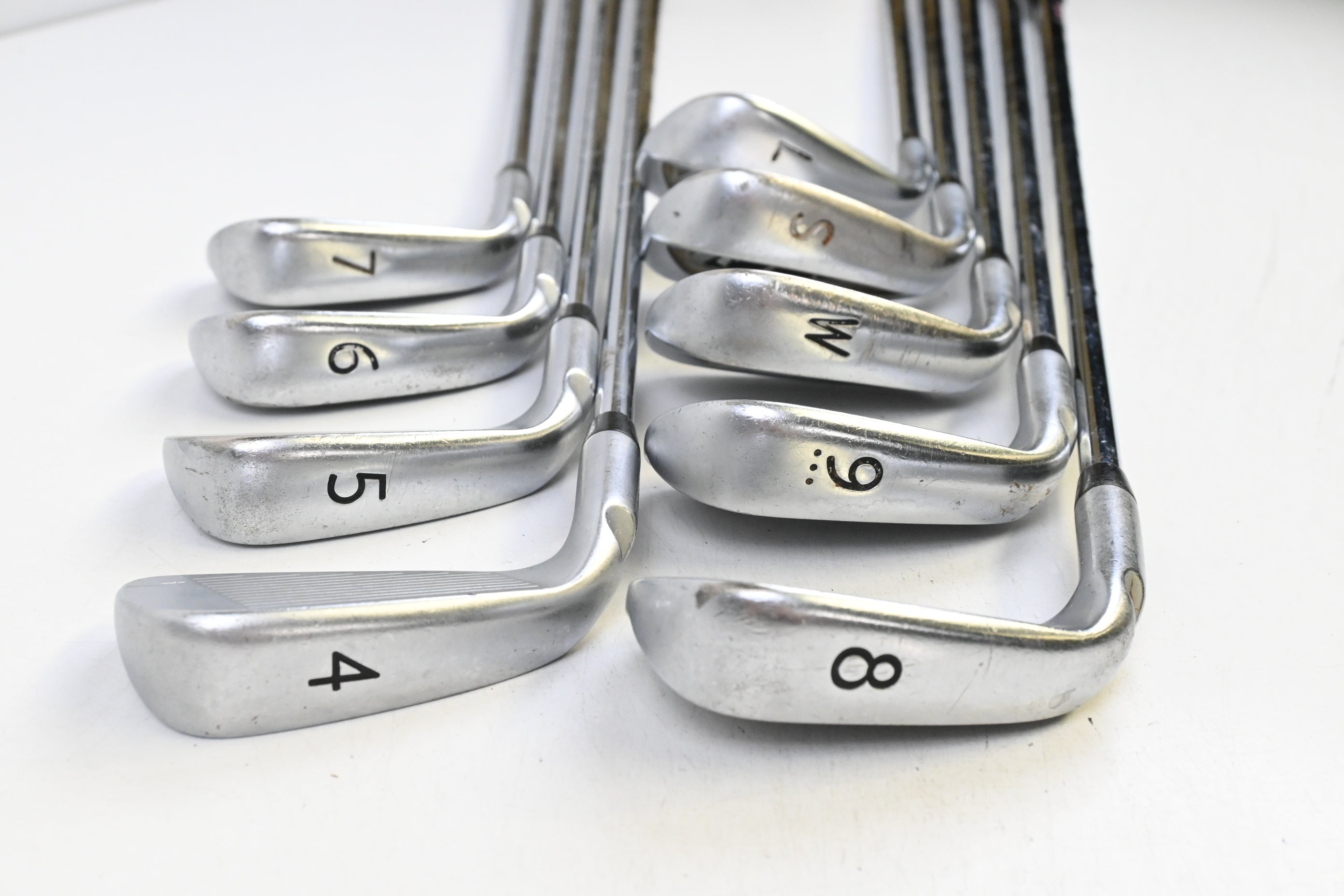 Ping i20 Irons / 4-PW+SW+LW / Silver Dot / Stiff Flex Ping CFS Shafts