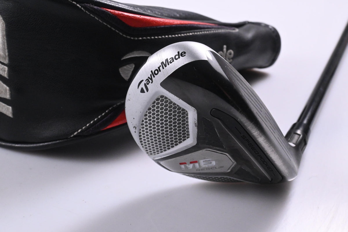 Taylormade M6 #3 Hybrid / 19 Degree / Stiff Flex Fujikura Atmos Orange 7 Shaft