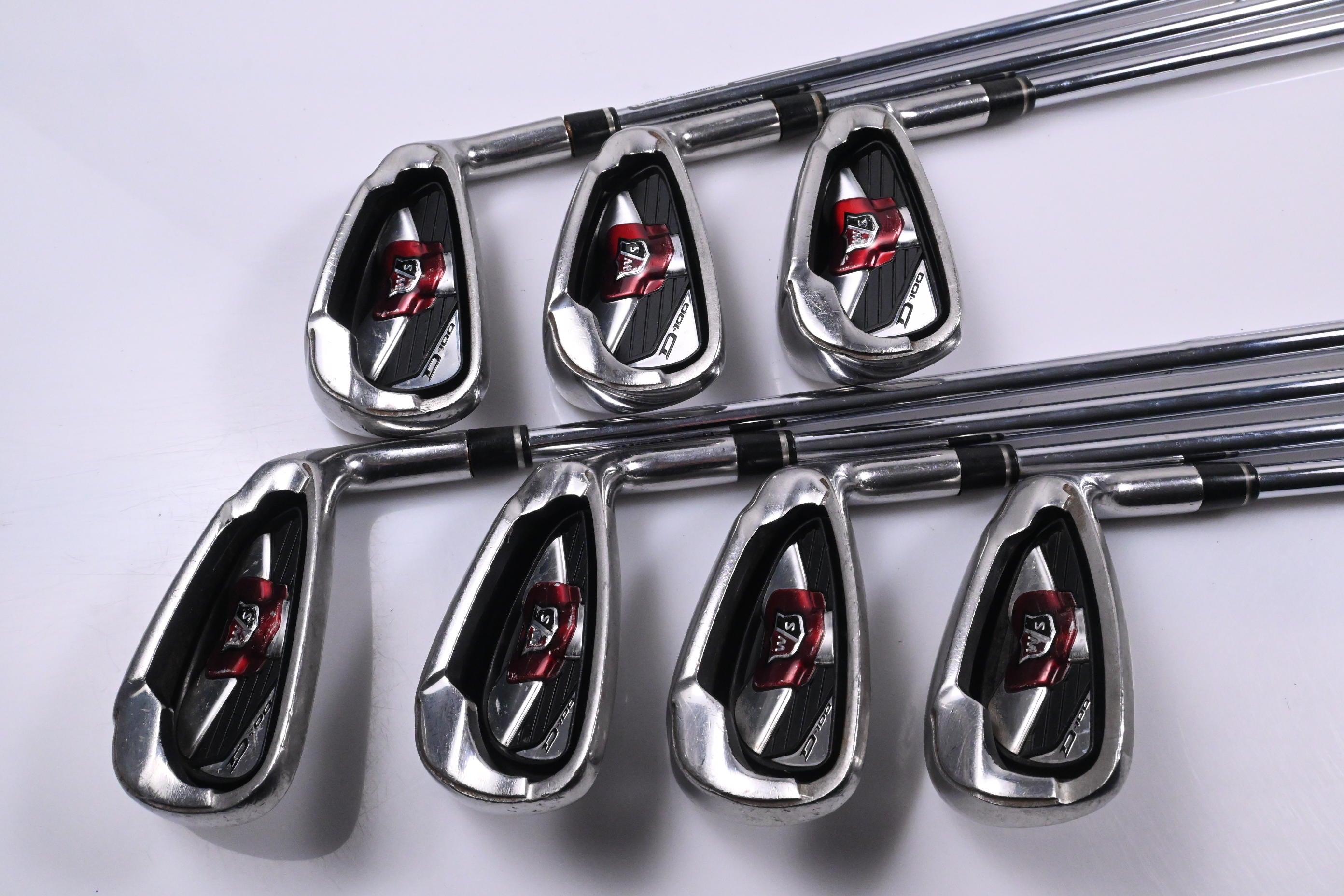 Wilson D100 Irons / 5-PW+SW / UniFlex True Temper Shafts