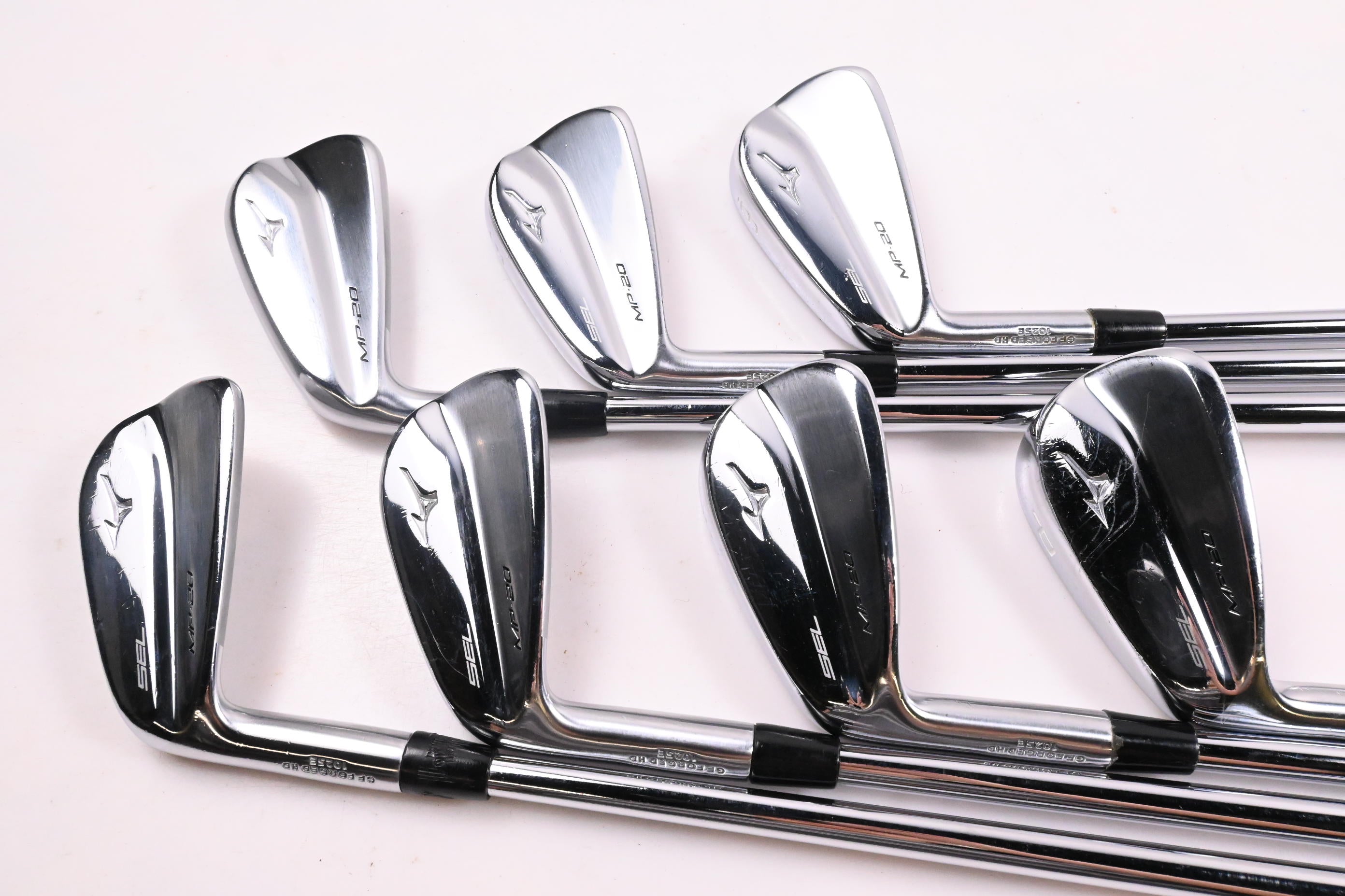 Left Hand Mizuno MP-20 Blade Irons / 4-PW / X-Flex Project X Shafts