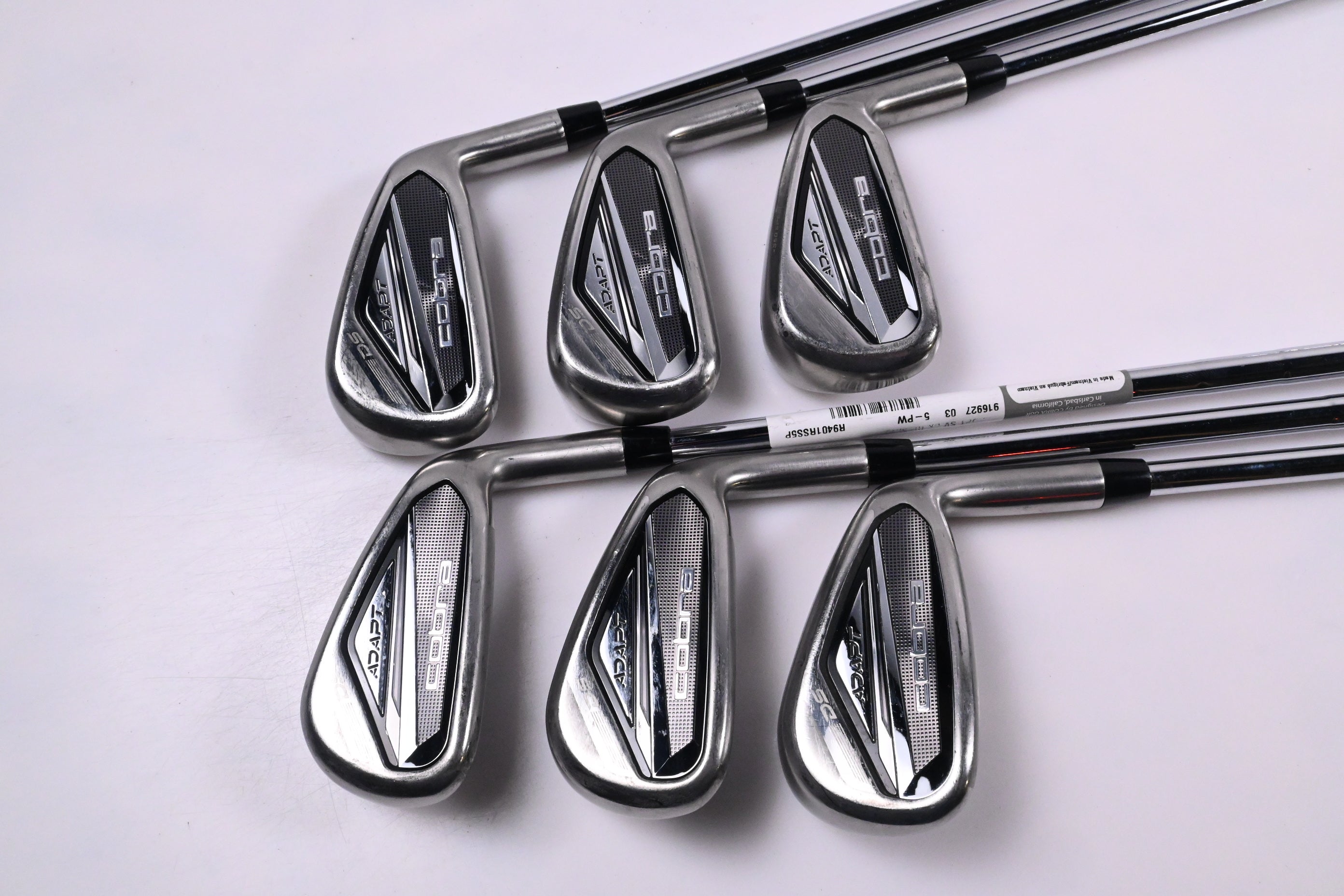 Cobra DS-Adapt Irons / 5-PW / Stiff Flex KBS Tour Lite Shafts