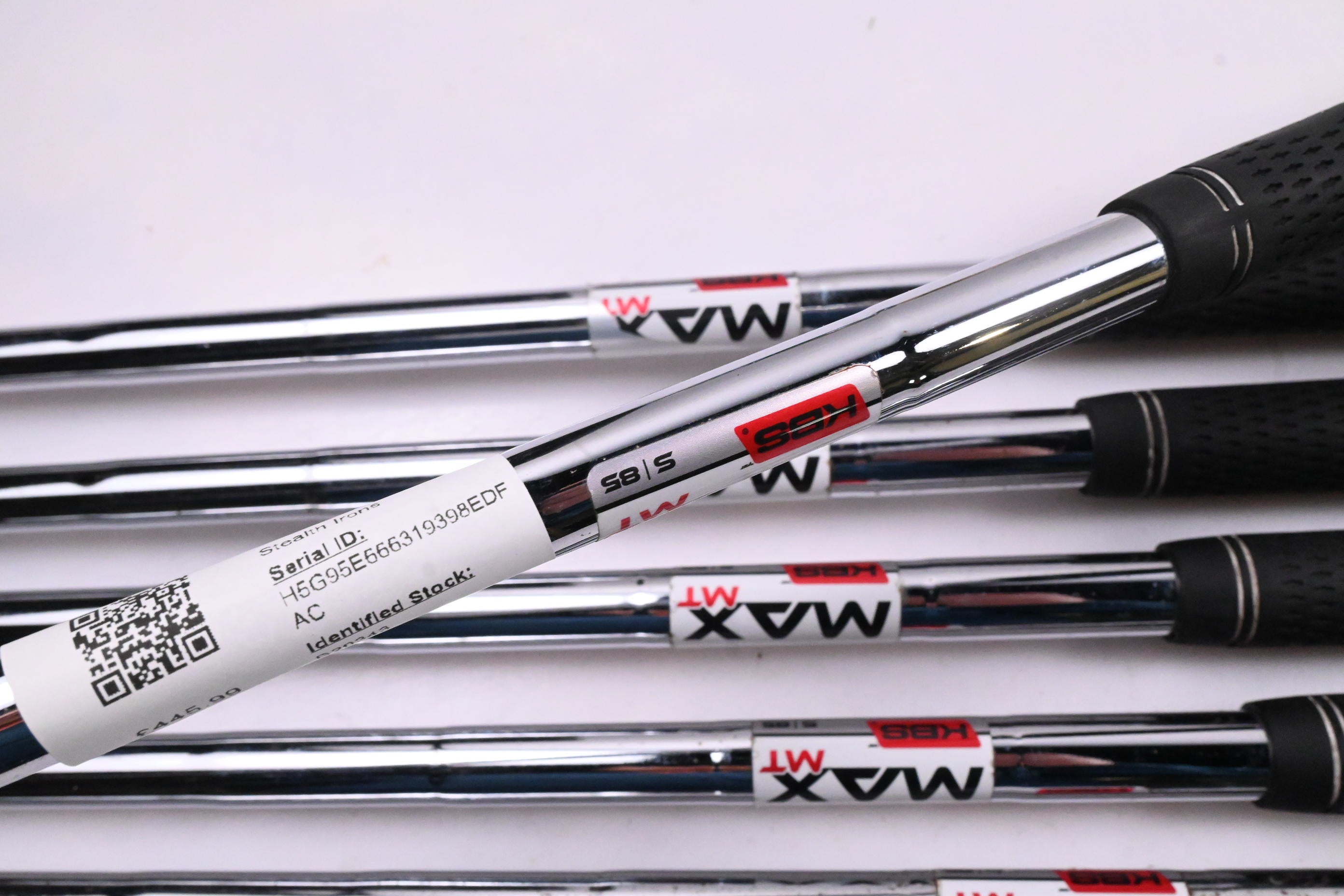 Taylormade Stealth Irons / 5-PW / Stiff Flex KBS MAX MT 85 Shafts