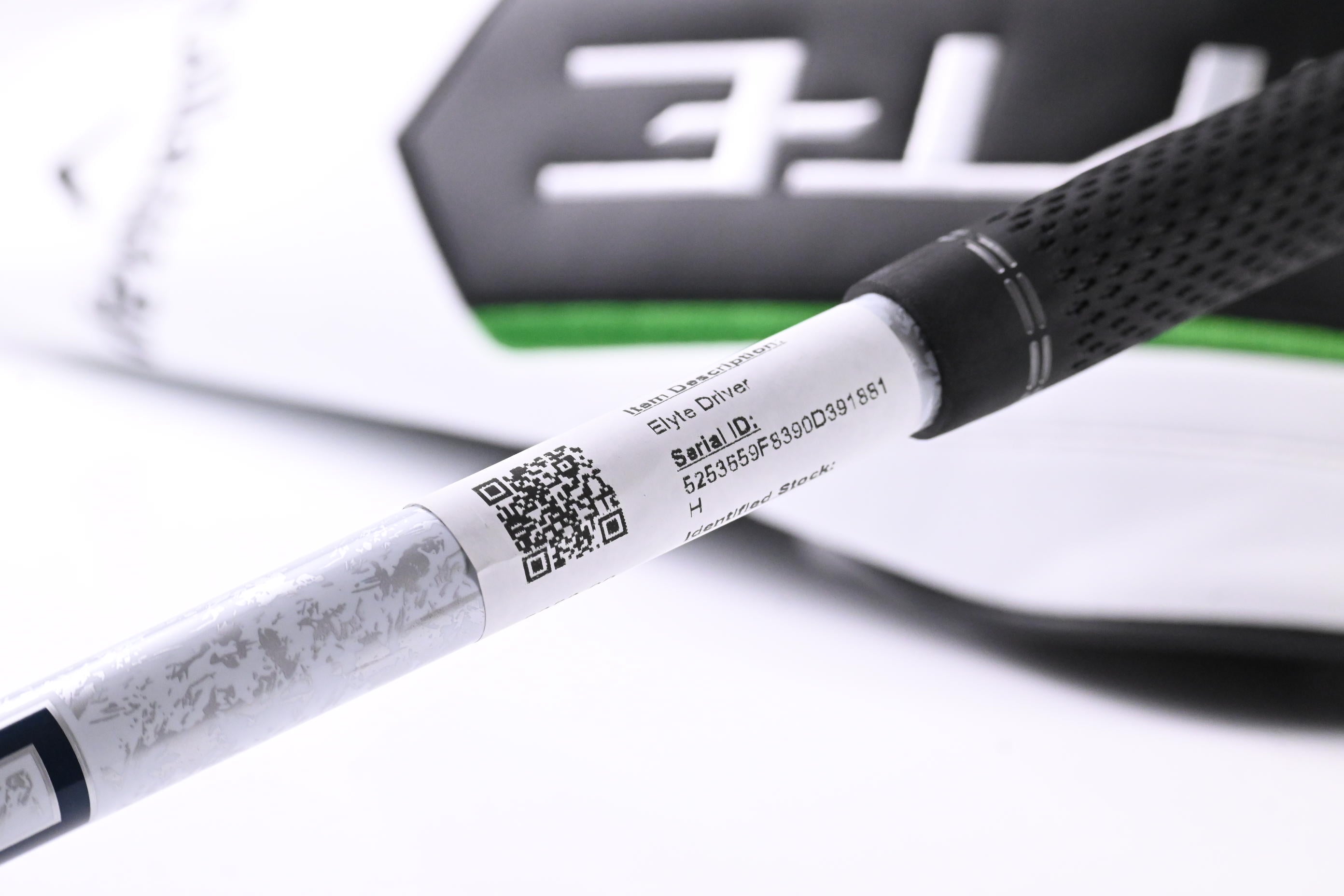 Callaway Elyte Driver / 9 Degree / Stiff Flex Denali Charcoal 50 Shaft