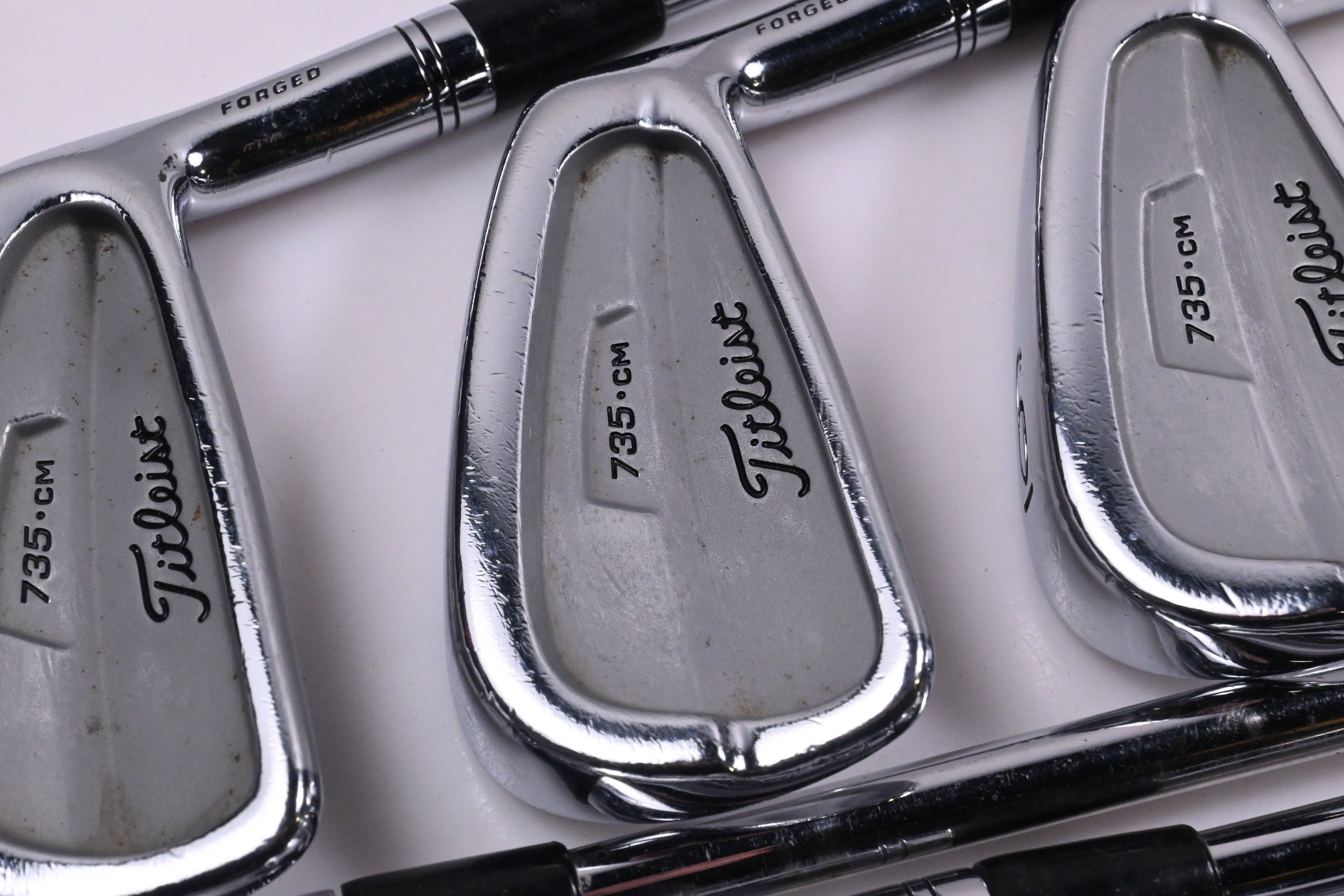 Titleist 735.CM Irons / 4-PW / Stiff Flex Project X Shafts