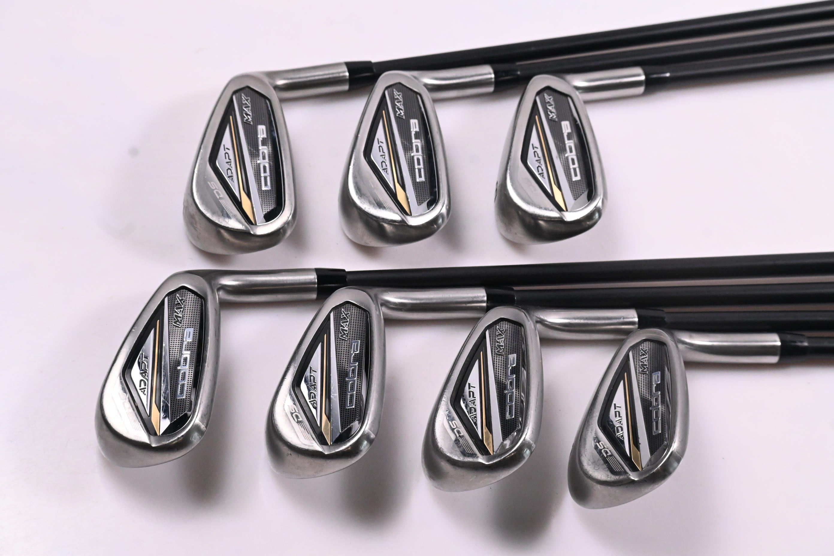 Ladies Cobra DS-Adapt Max Irons / 6-PW+GW+SW / Ladies Flex KBS PGI 55 Shafts