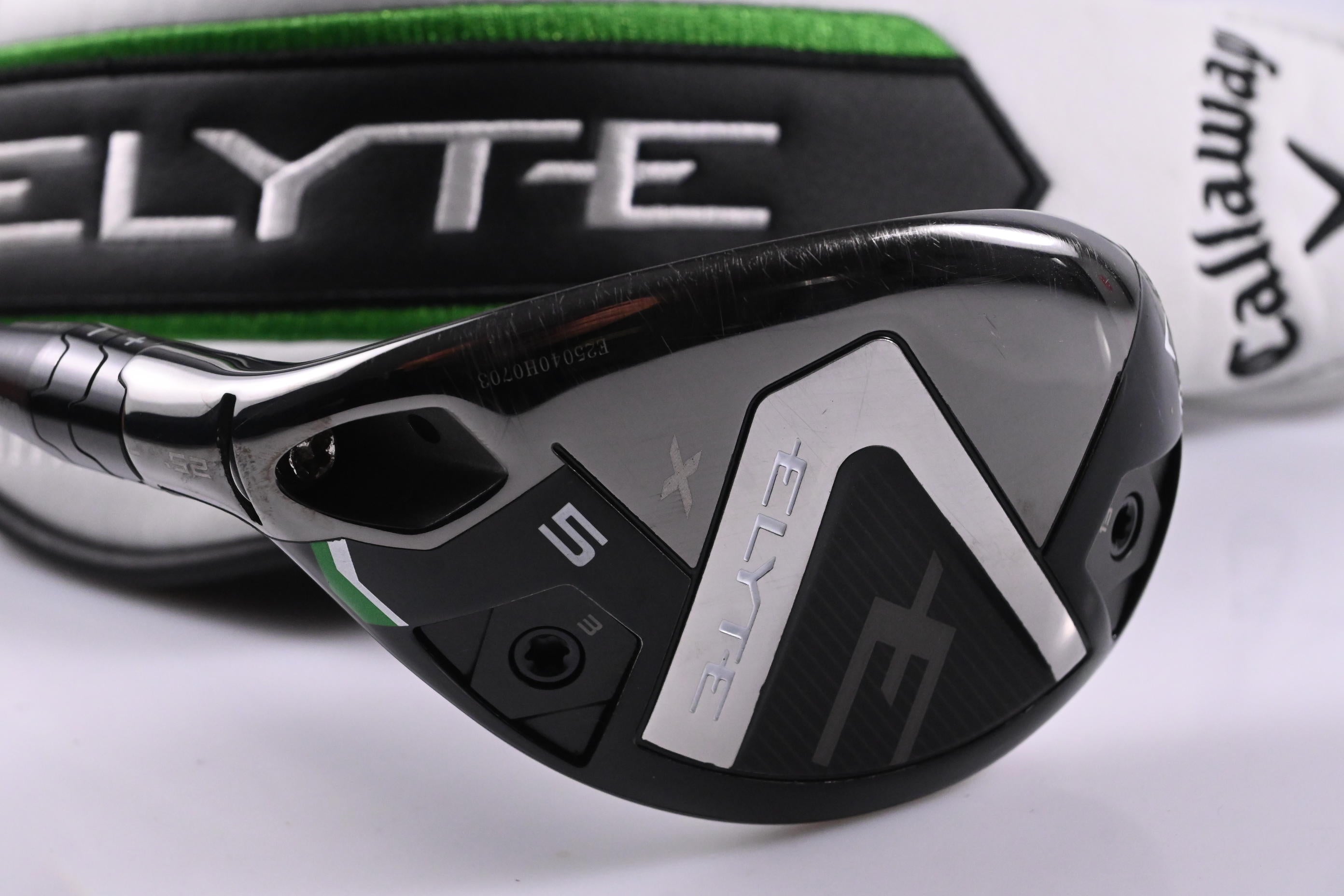 Left Hand Callaway Elyte X #5 Hybrid / 25 Degree / Senior Flex Vanquish 5 Shaft