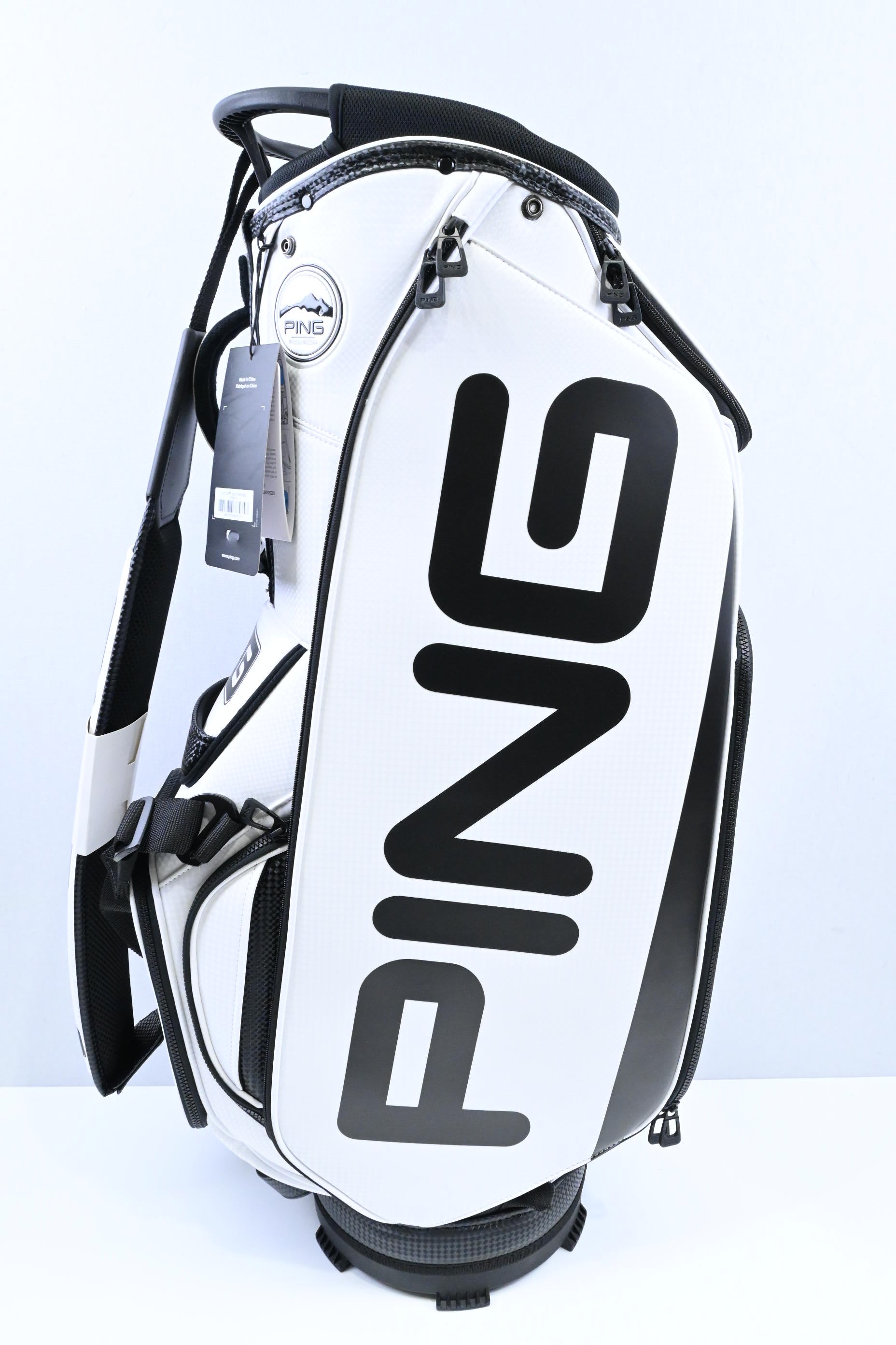 Ping Tour Staff Tour Bag / 6-Way / White, Black