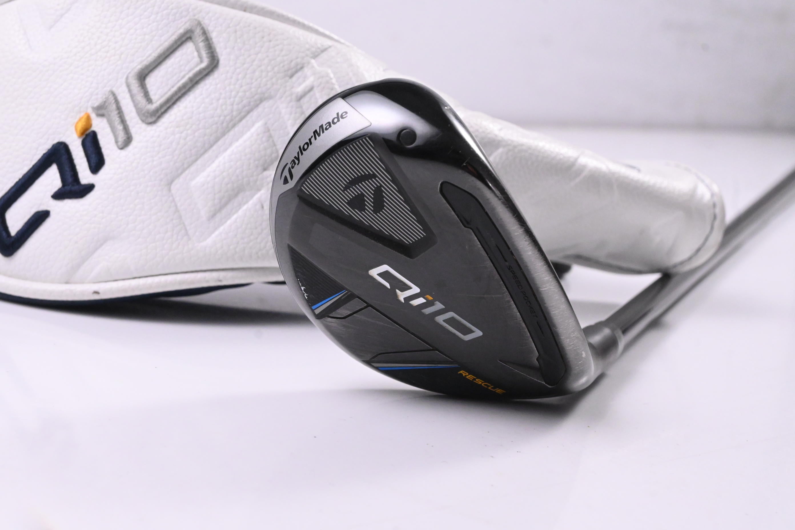 Taylormade Qi10 #4 Hybrid / 22 Degree / Regular Flex Ventus TR Blue 6 Shaft