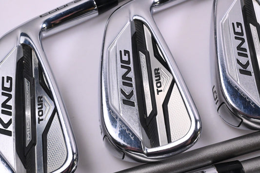Cobra King Tour 2023 Irons / 4-PW / Stiff Flex OBAN OI Series 93 Shafts