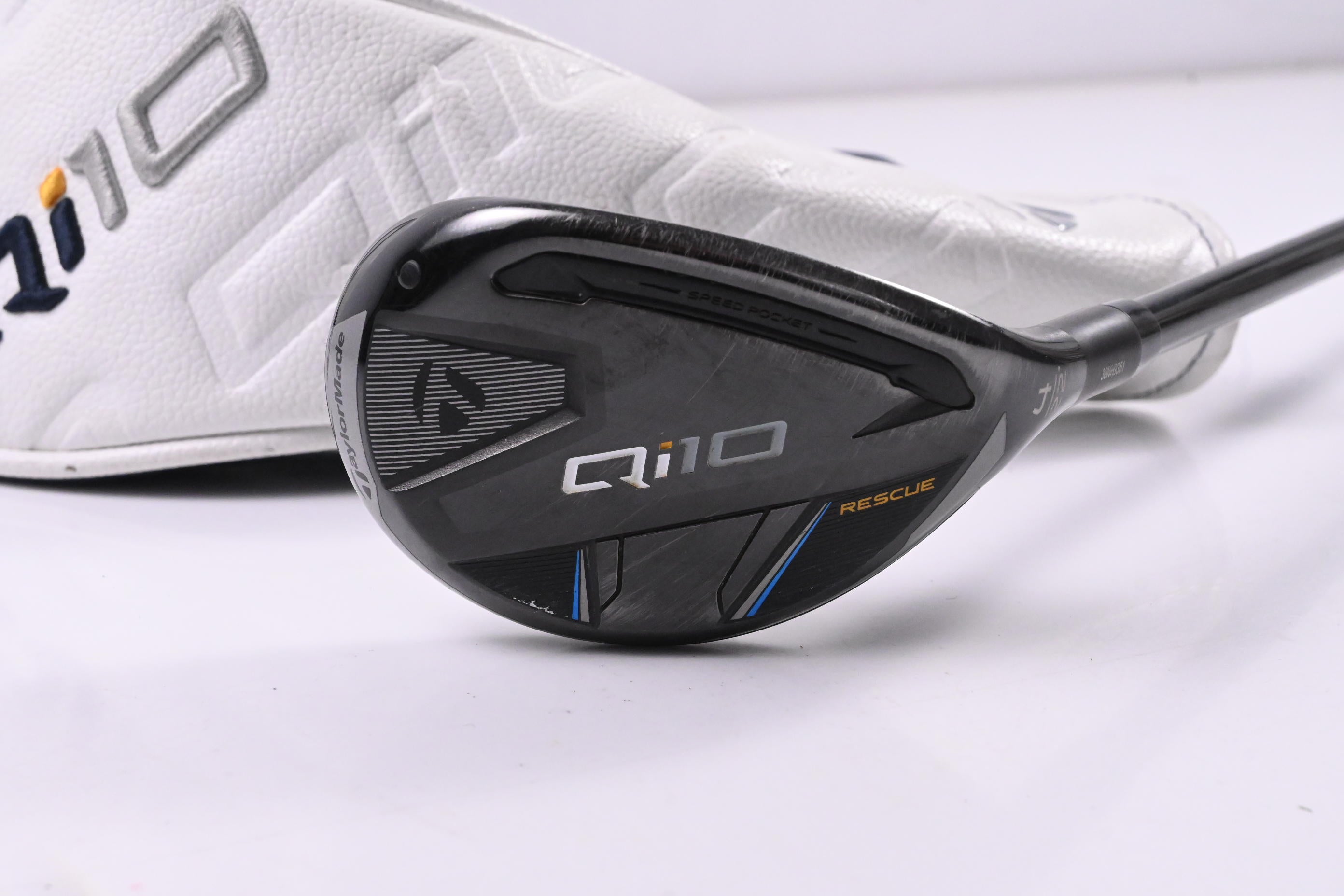 Taylormade Qi10 #4 Hybrid / 22 Degree / Regular Flex Ventus TR Blue 6 Shaft