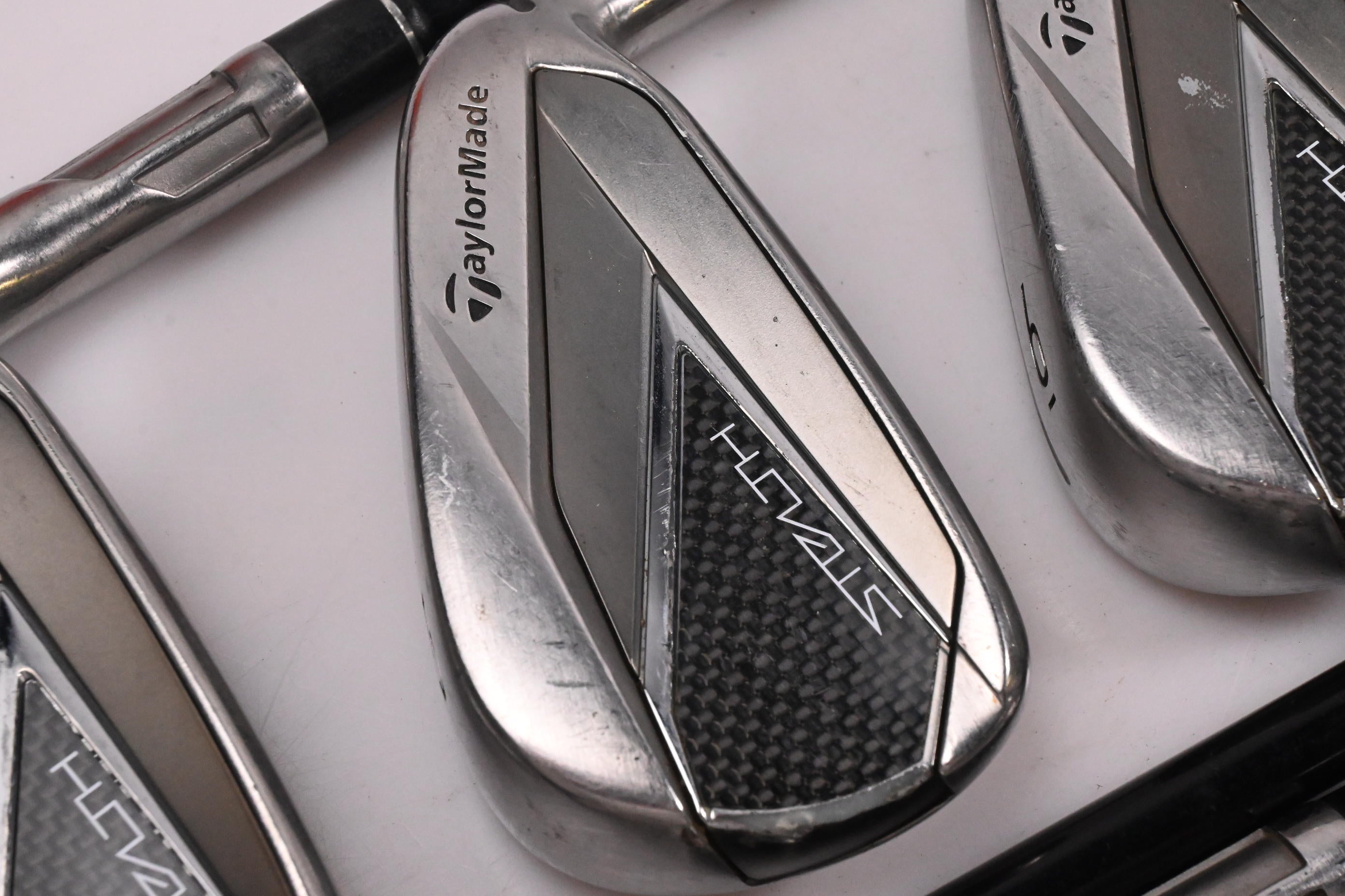 Taylormade Stealth Irons / 4-PW+GW+SW+LW / Regular Flex Ventus Red 6 Shafts