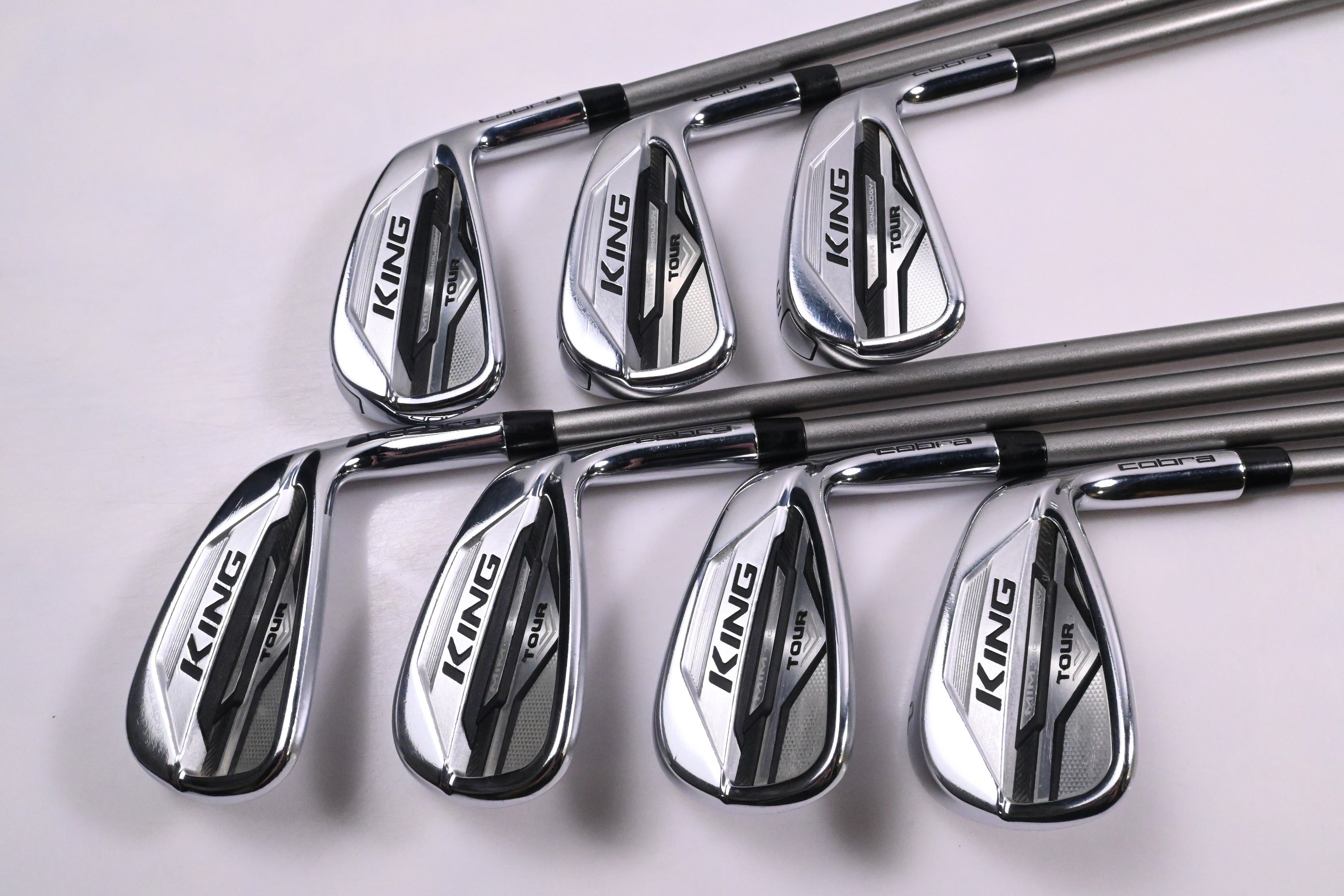 Cobra King Tour 2023 Irons / 4-PW / Stiff Flex OBAN OI Series 93 Shafts