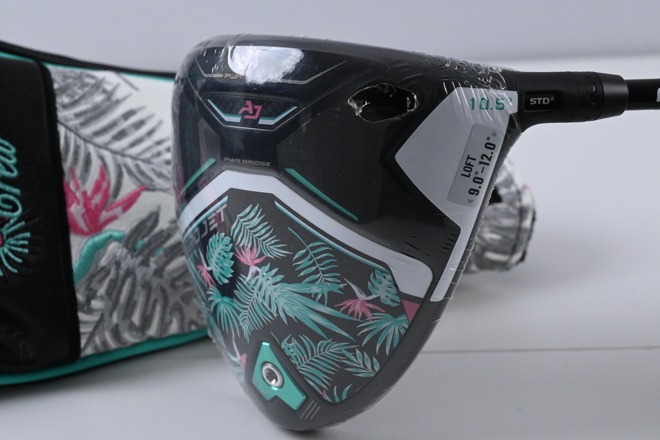 Cobra Aerojet Palm Tree Crew Driver / 10.5 Degree / Regular Flex Kai'li White