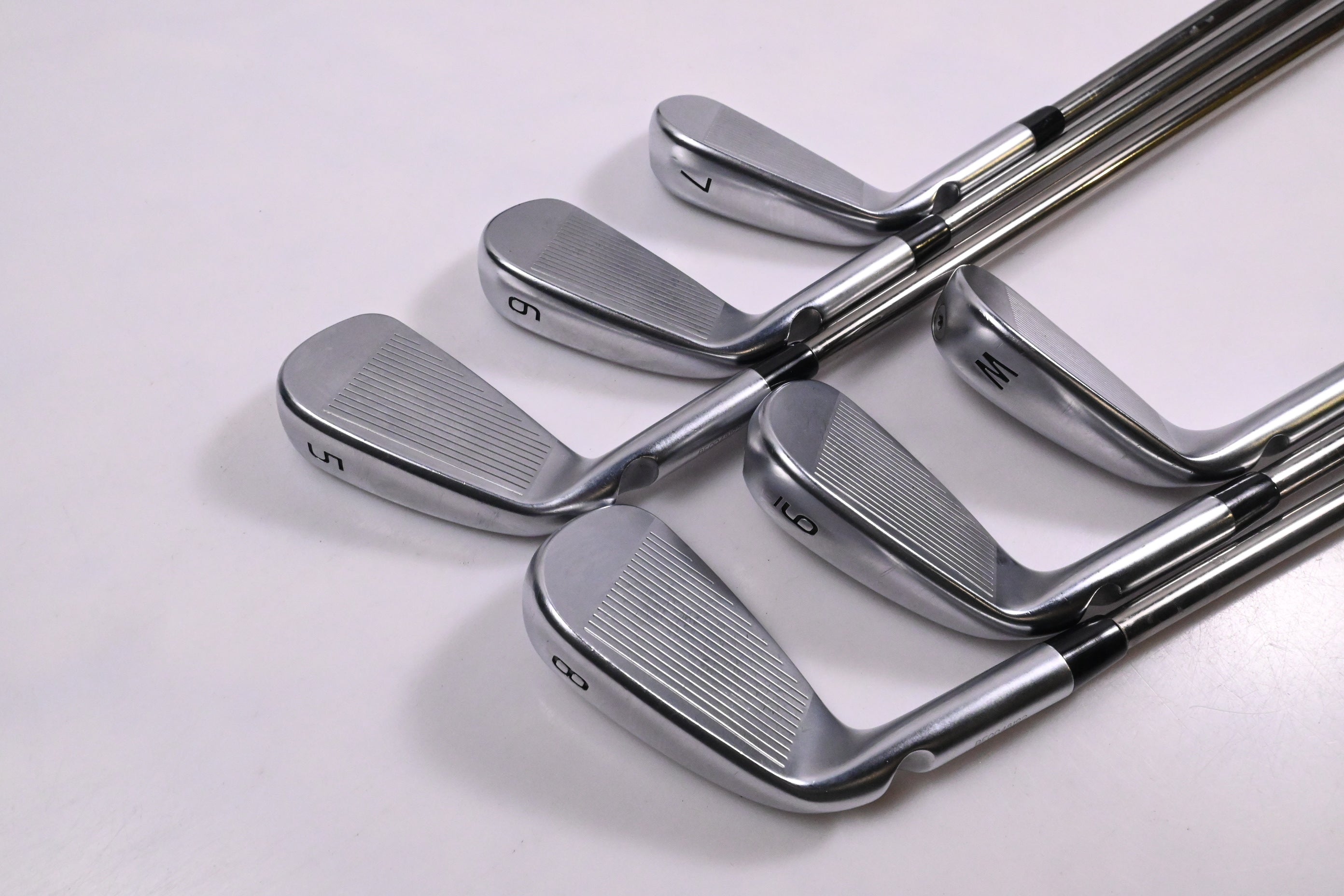 Ping i530 Irons / 5-PW / Orange Dot / Stiff Flex UST Mamiya Recoil 110 Shafts