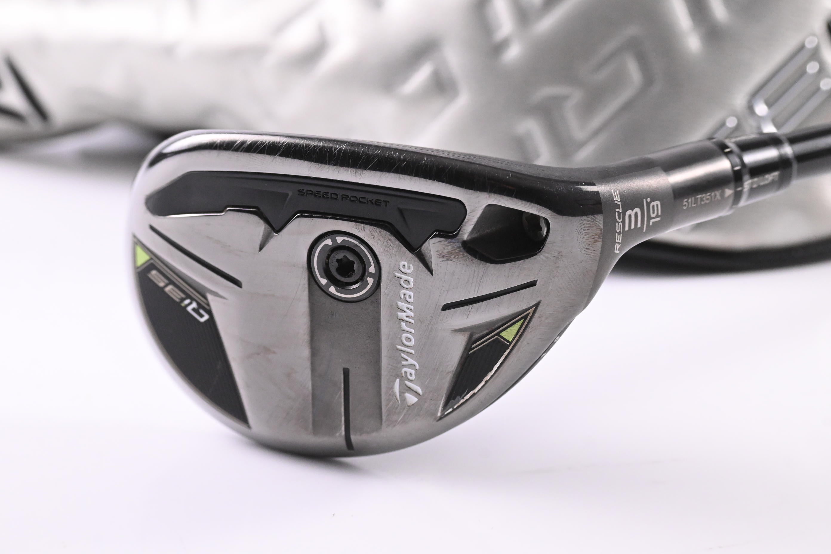 Taylormade Qi35 #3 Hybrid / 19 Degree / Regular Flex Ventus TR Blue 6 Shaft