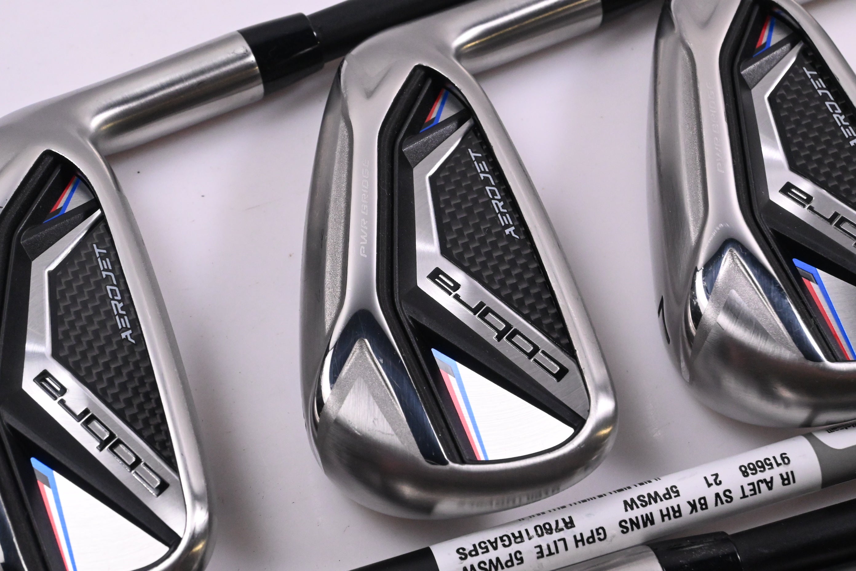 Cobra Aerojet Irons / 5-PW+SW / Senior Flex KBS PGi 65 Shafts