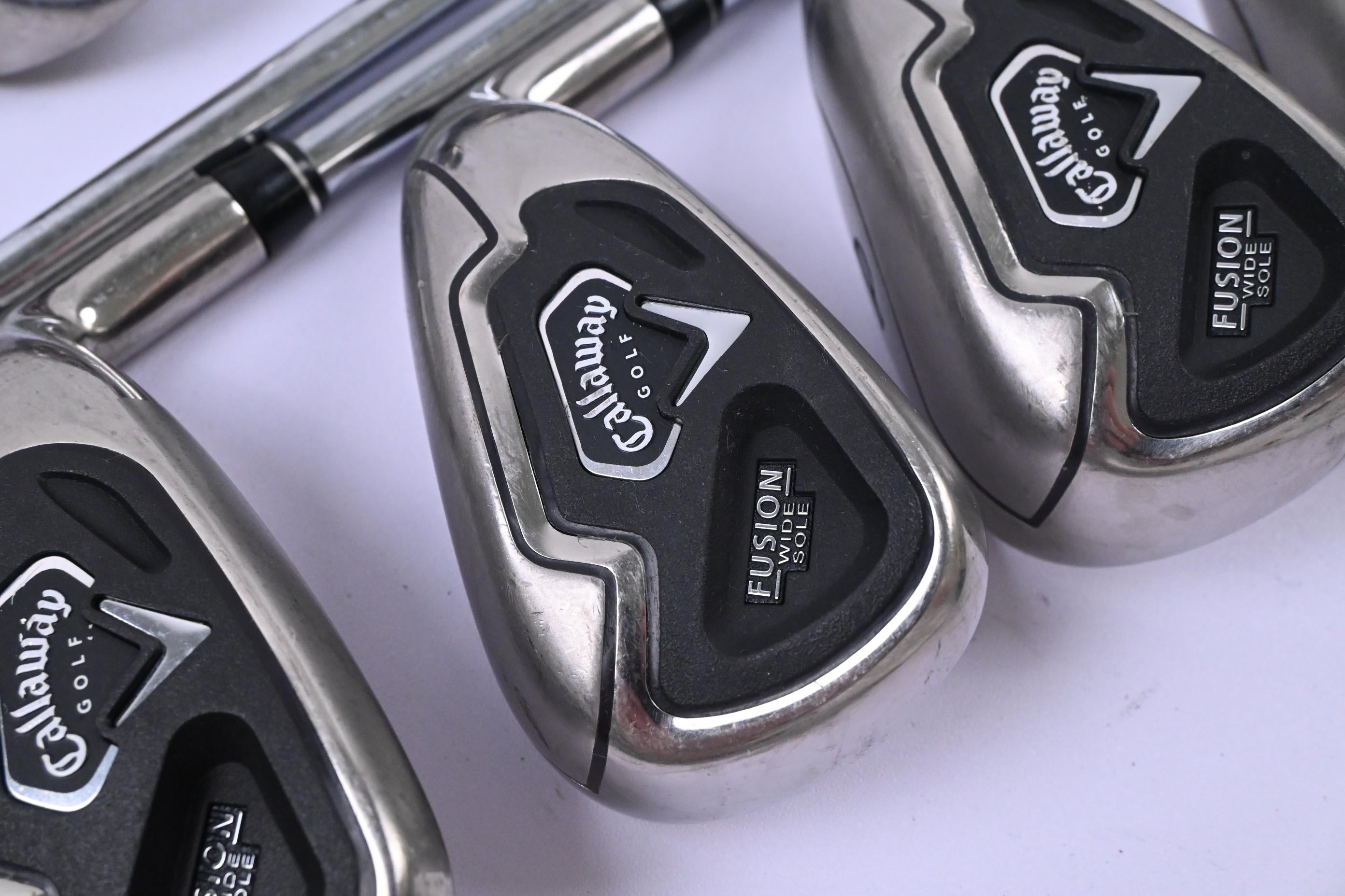 Callaway Fusion Wide Sole Irons / 3-PW+SW / Stiff Flex N.S.PRO 990 GH Shafts