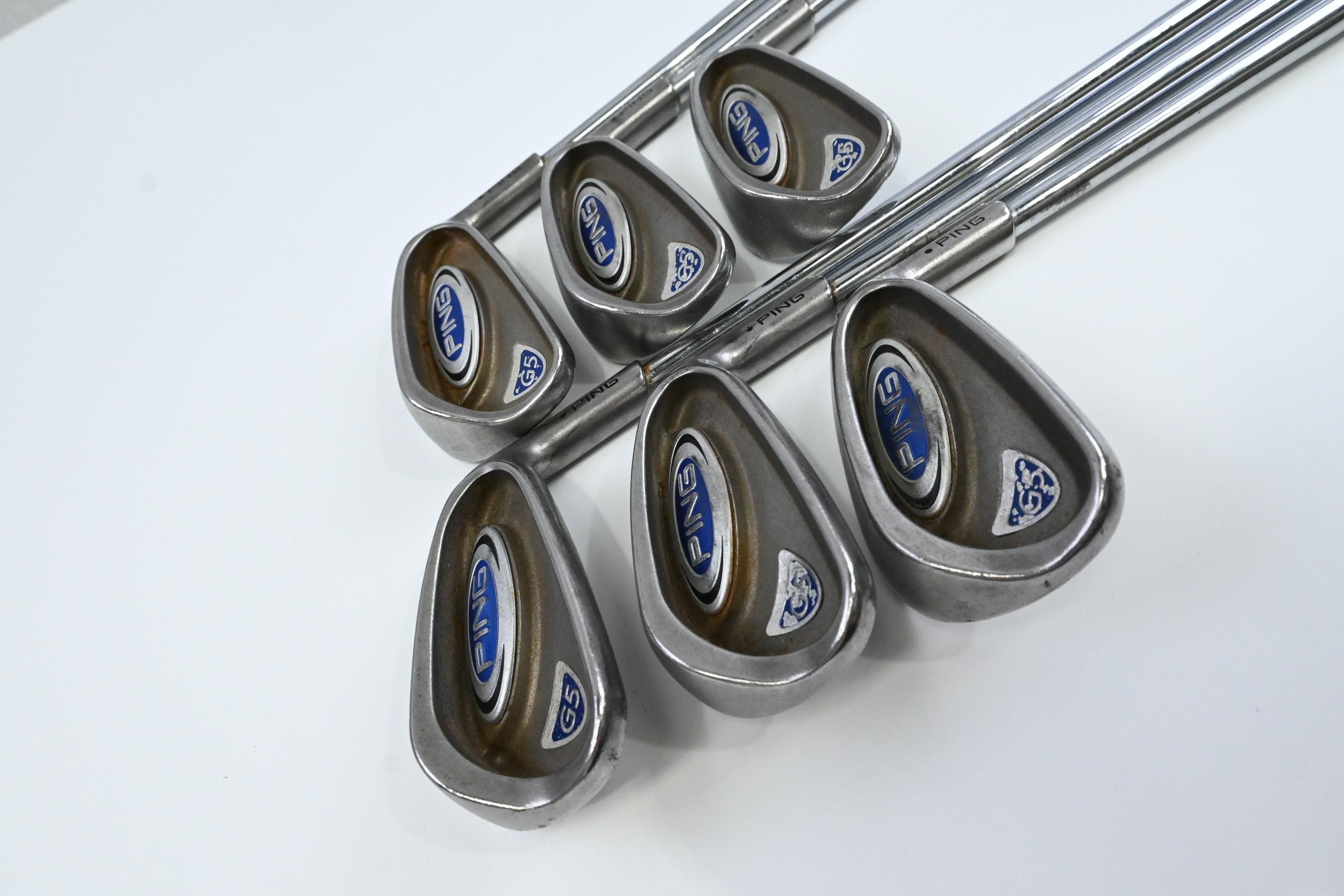 Ping G5 Irons / 5-PW / Black Dot / Regular Flex Steel Shafts