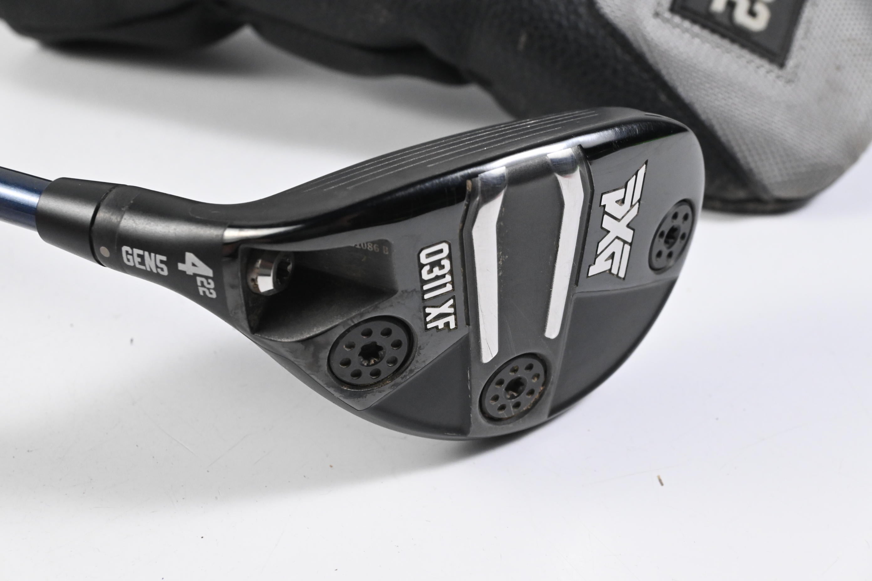 Left Hand PXG 0311 XF Gen5 #4 Hybrid / 22 Degree / Stiff Flex Denali Blue 80