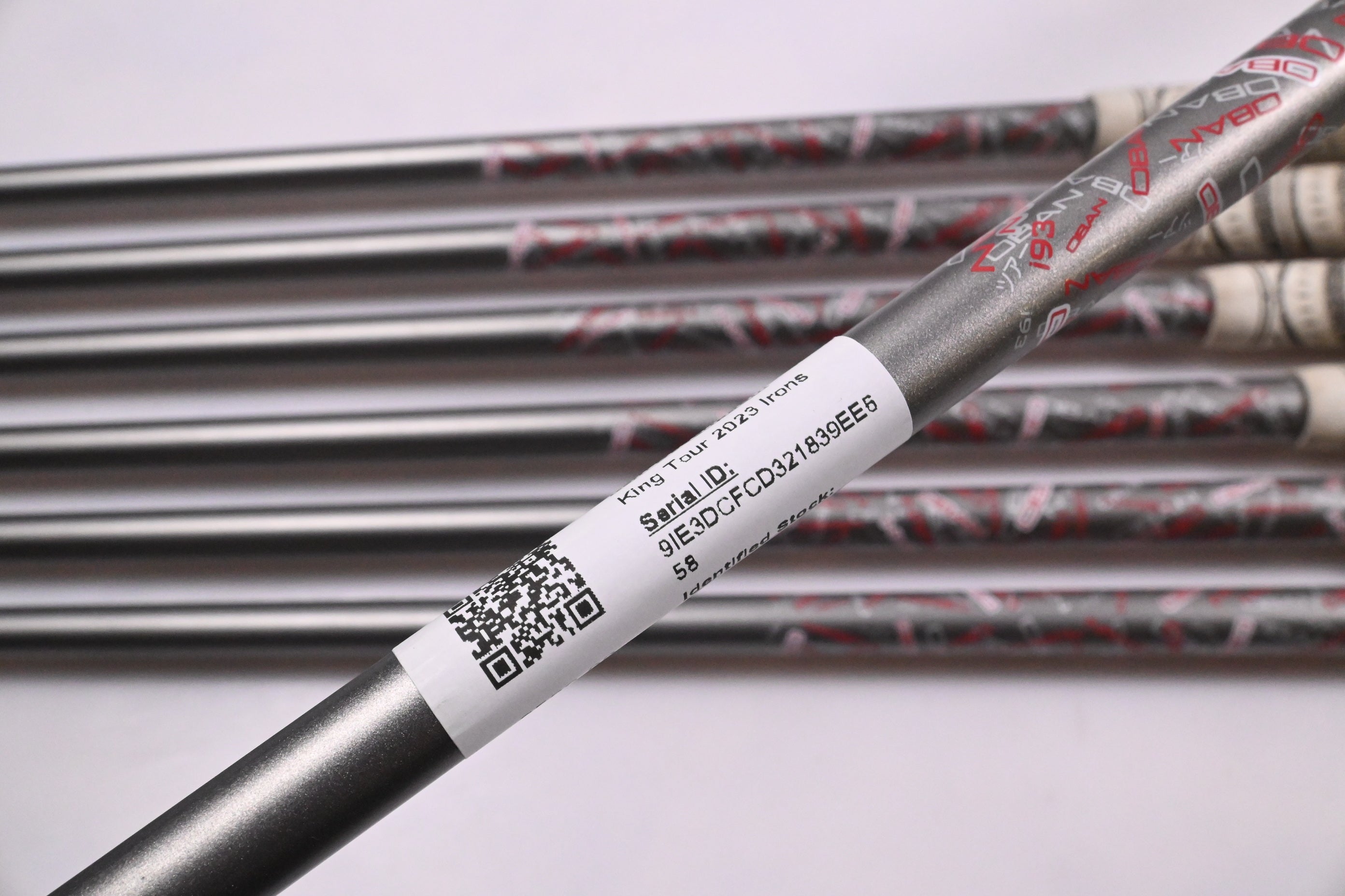 Cobra King Tour 2023 Irons / 4-PW / Stiff Flex OBAN OI Series 93 Shafts