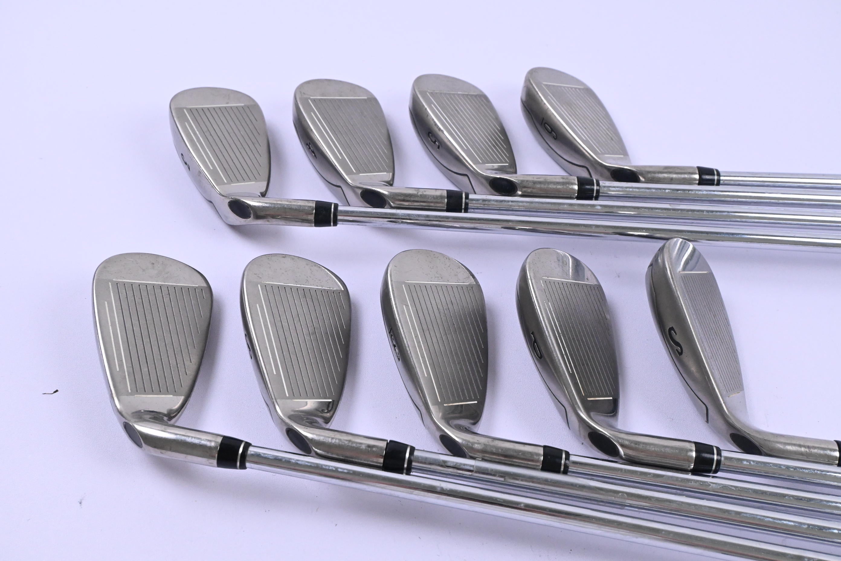 Callaway Fusion Wide Sole Irons / 3-PW+SW / Stiff Flex N.S.PRO 990 GH Shafts