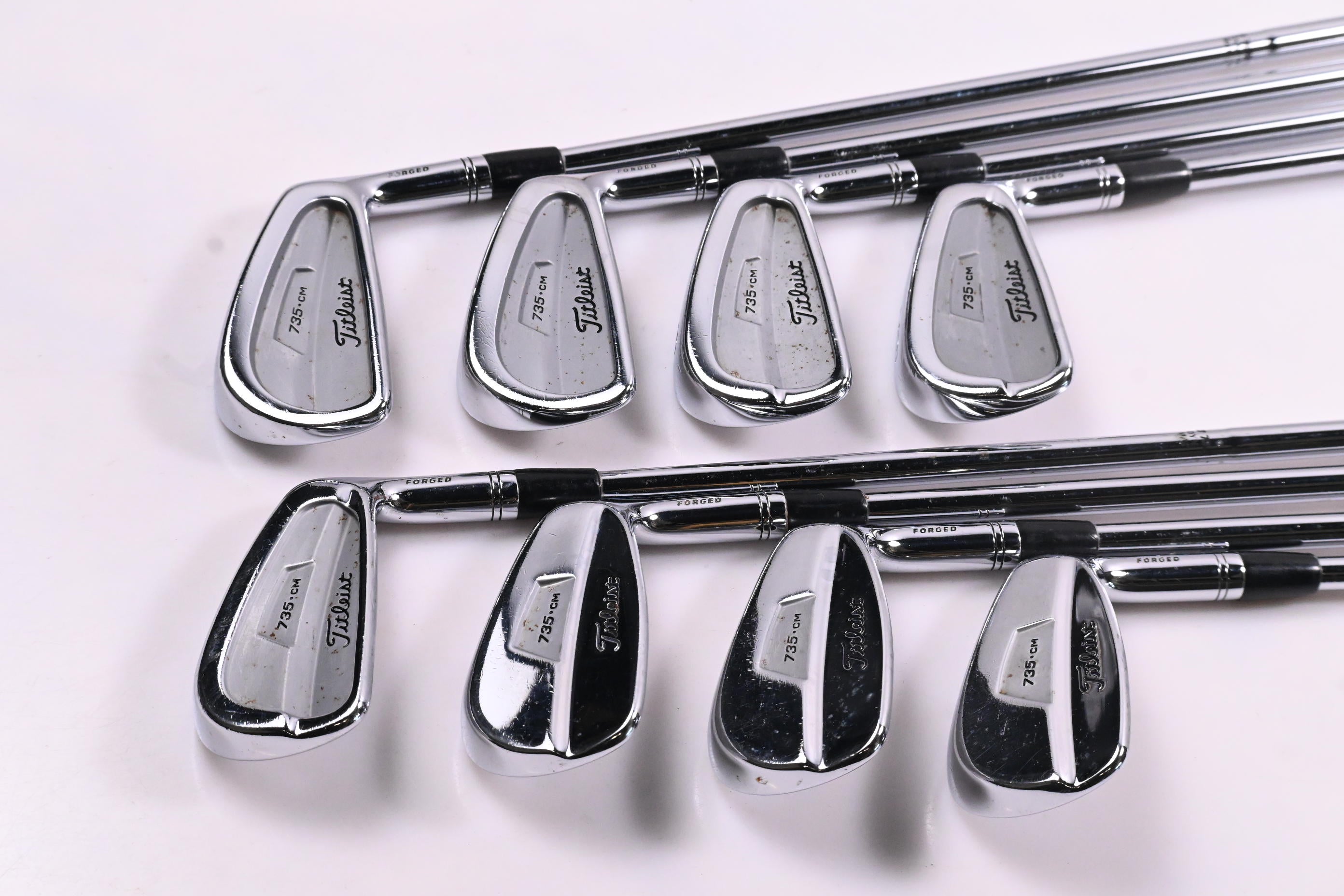 Titleist 735.CM Irons / 3-PW / Stiff Flex Dynamic Gold S300 Shafts