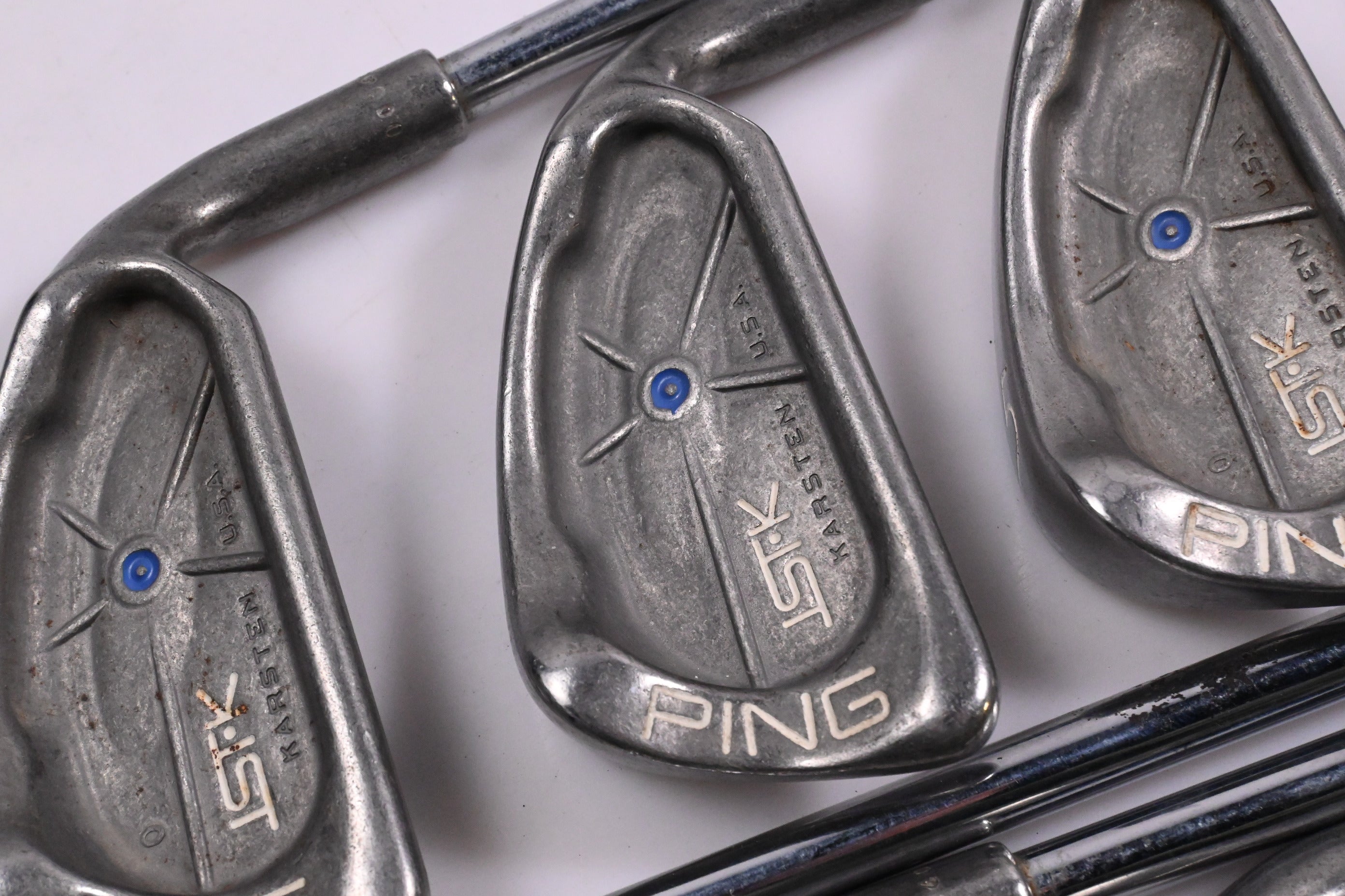 Ping ISI-K Irons / 3-PW+SW / Blue Dot / Stiff Flex Ping Cushin Steel Shafts