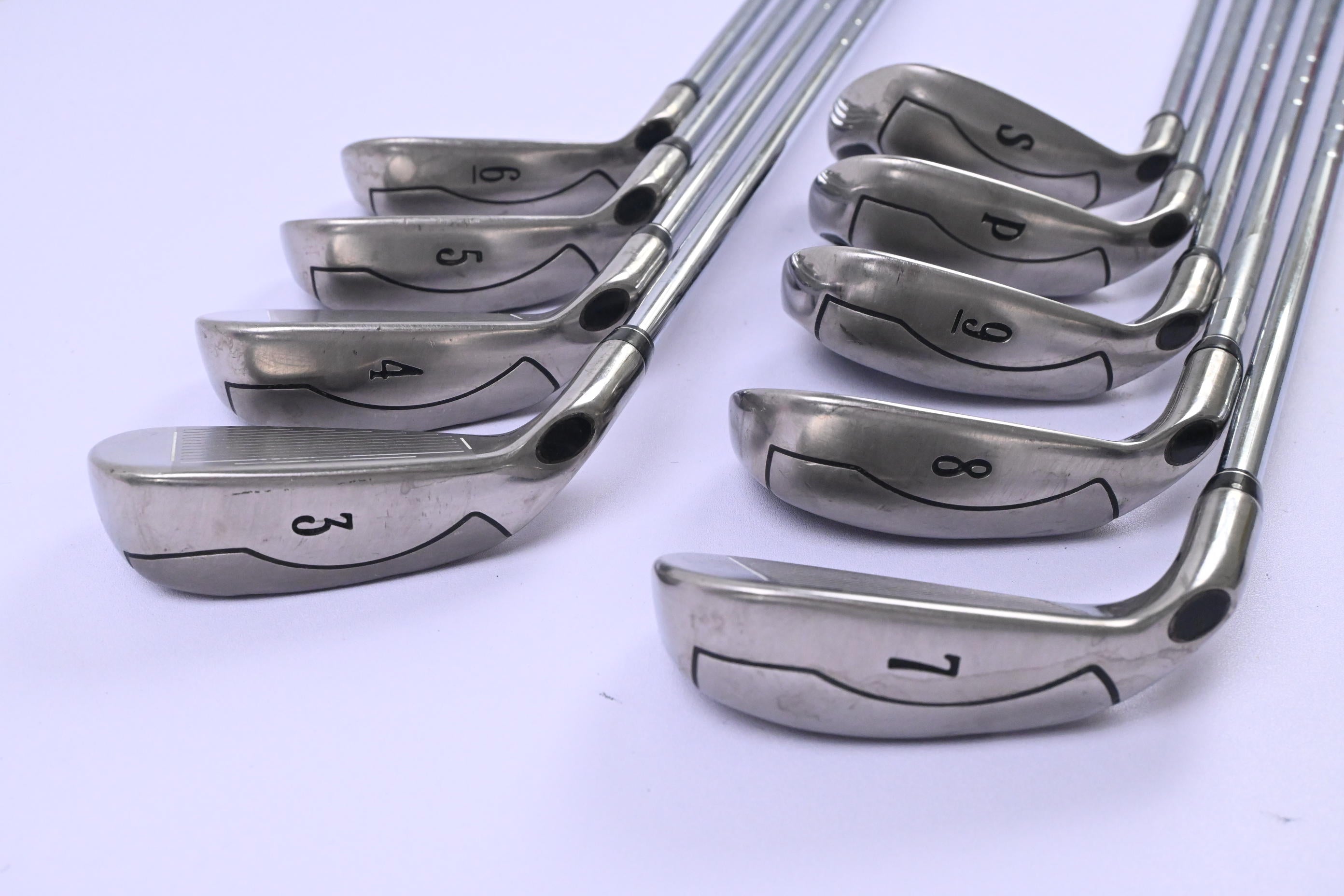 Callaway Fusion Wide Sole Irons / 3-PW+SW / Stiff Flex N.S.PRO 990 GH Shafts