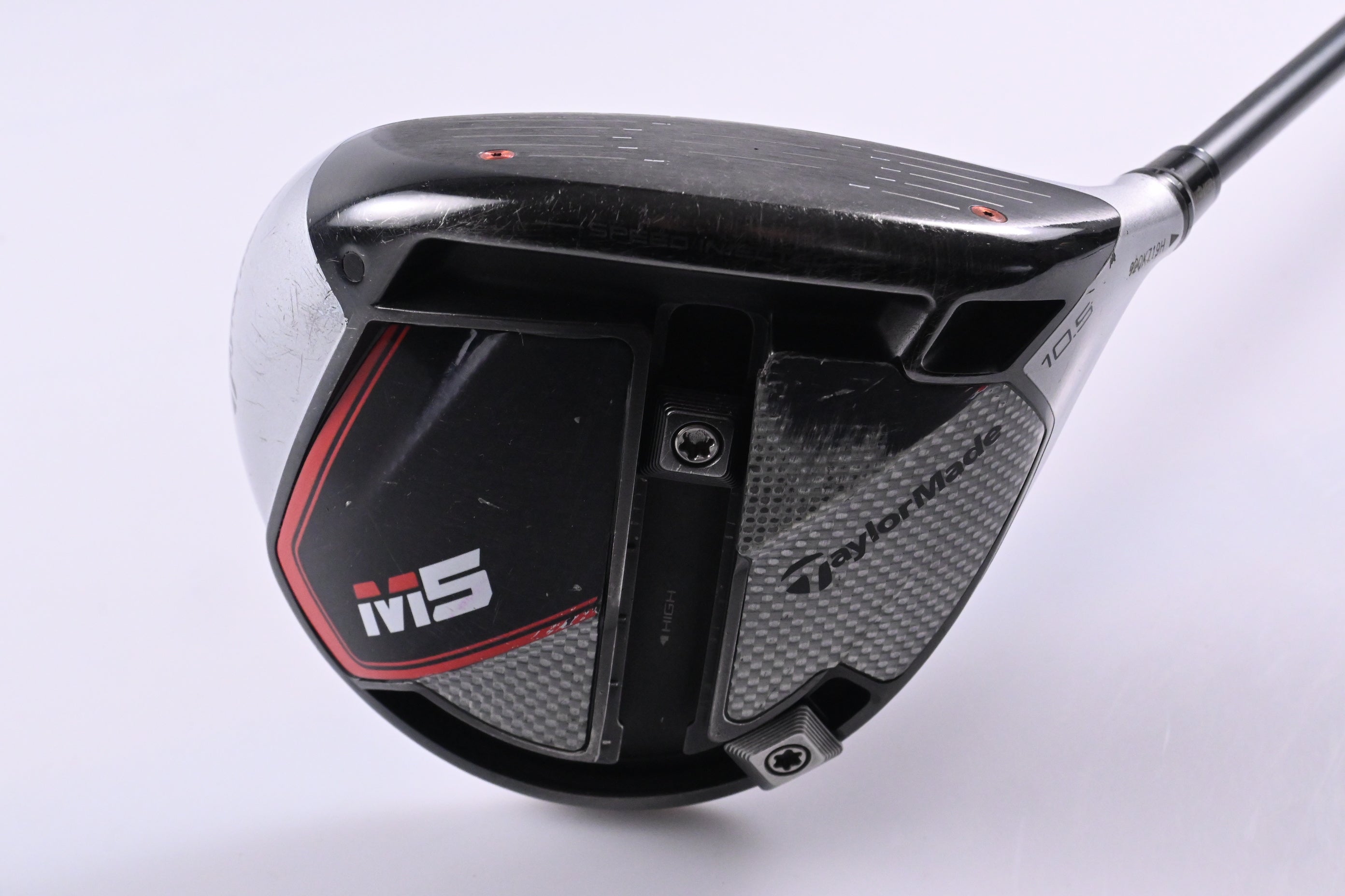 Taylormade M5 Driver / 10.5 Degree / Stiff Flex HZRDUS Smoke Black 70 Shaft