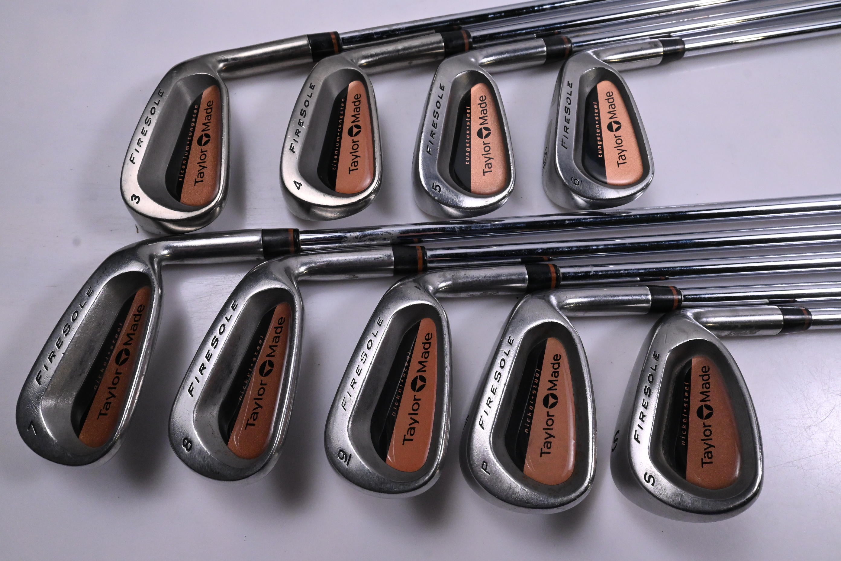Taylormade Firesole Irons / 3-PW+SW / Stiff Flex Taylormade 90 Shafts