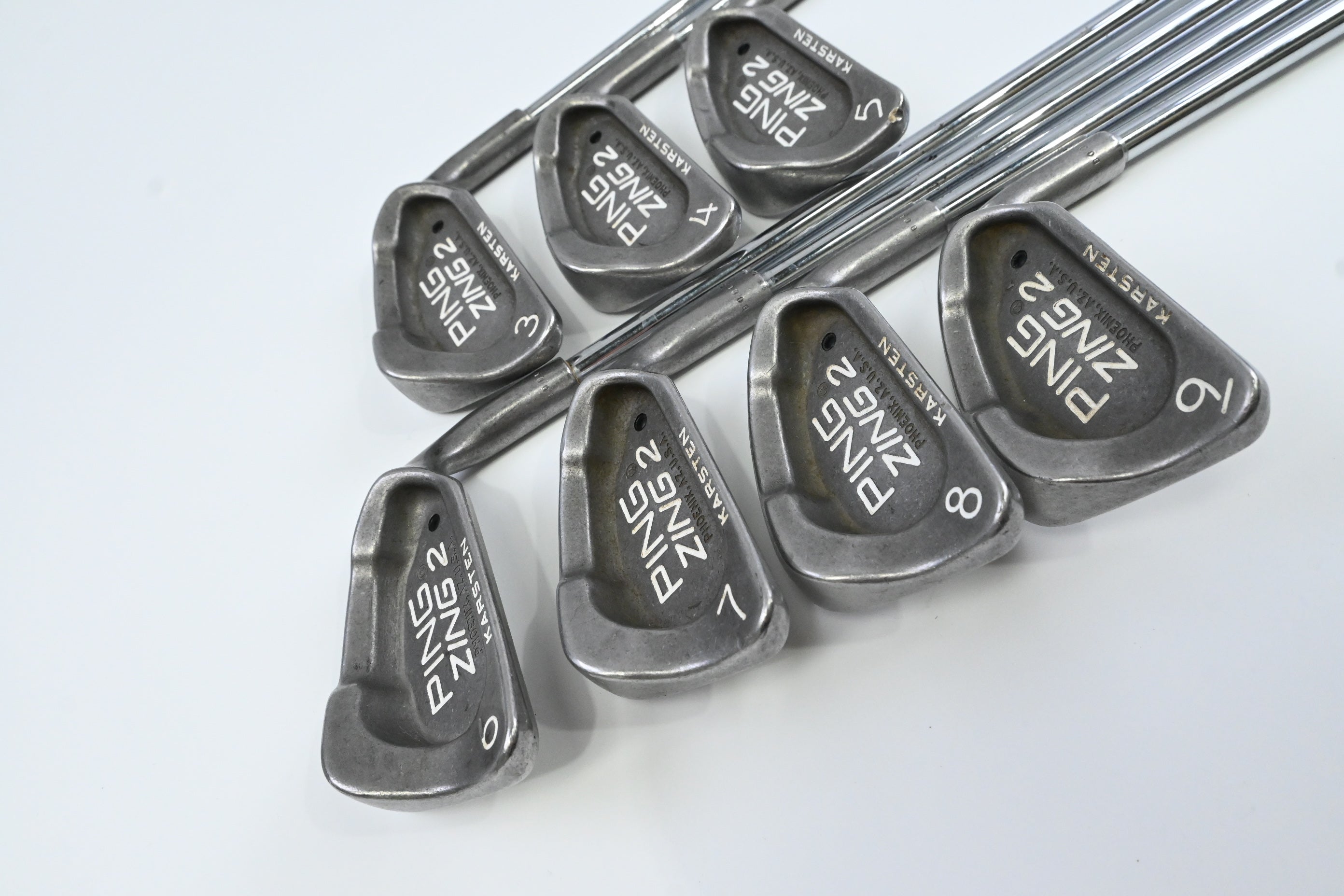 Ping Zing 2 Irons / 3-9 / Black Dot / Stiff Flex Ping JZ Shafts