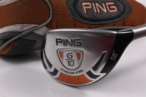 Ping G10 #2 Hybrid / 18 Degree / Stiff Flex Ping TFC 129 Shaft