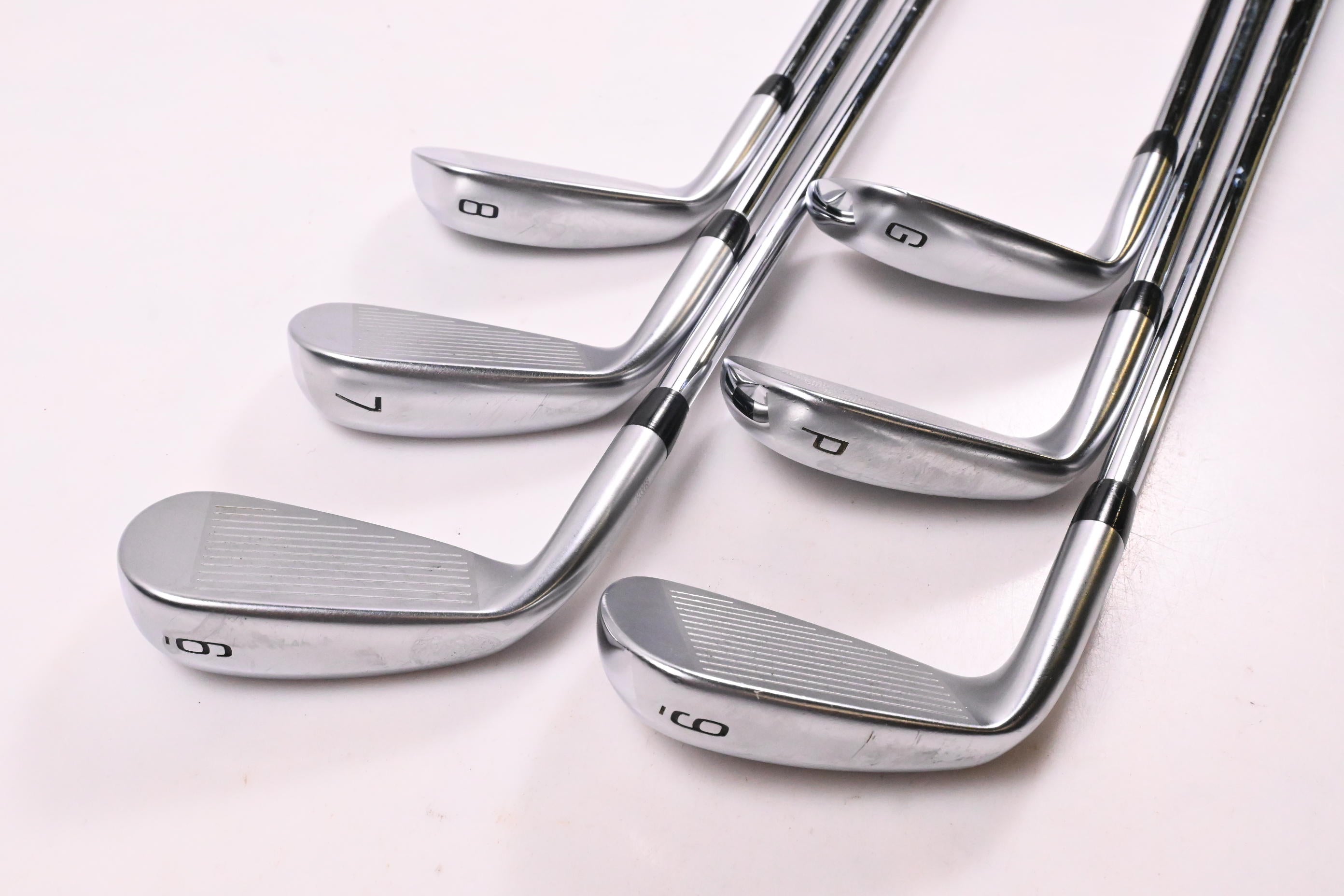 Mizuno JPX 925 Hot Metal Irons / 6-PW+GW / Stiff Flex Oban CT-100 Shafts