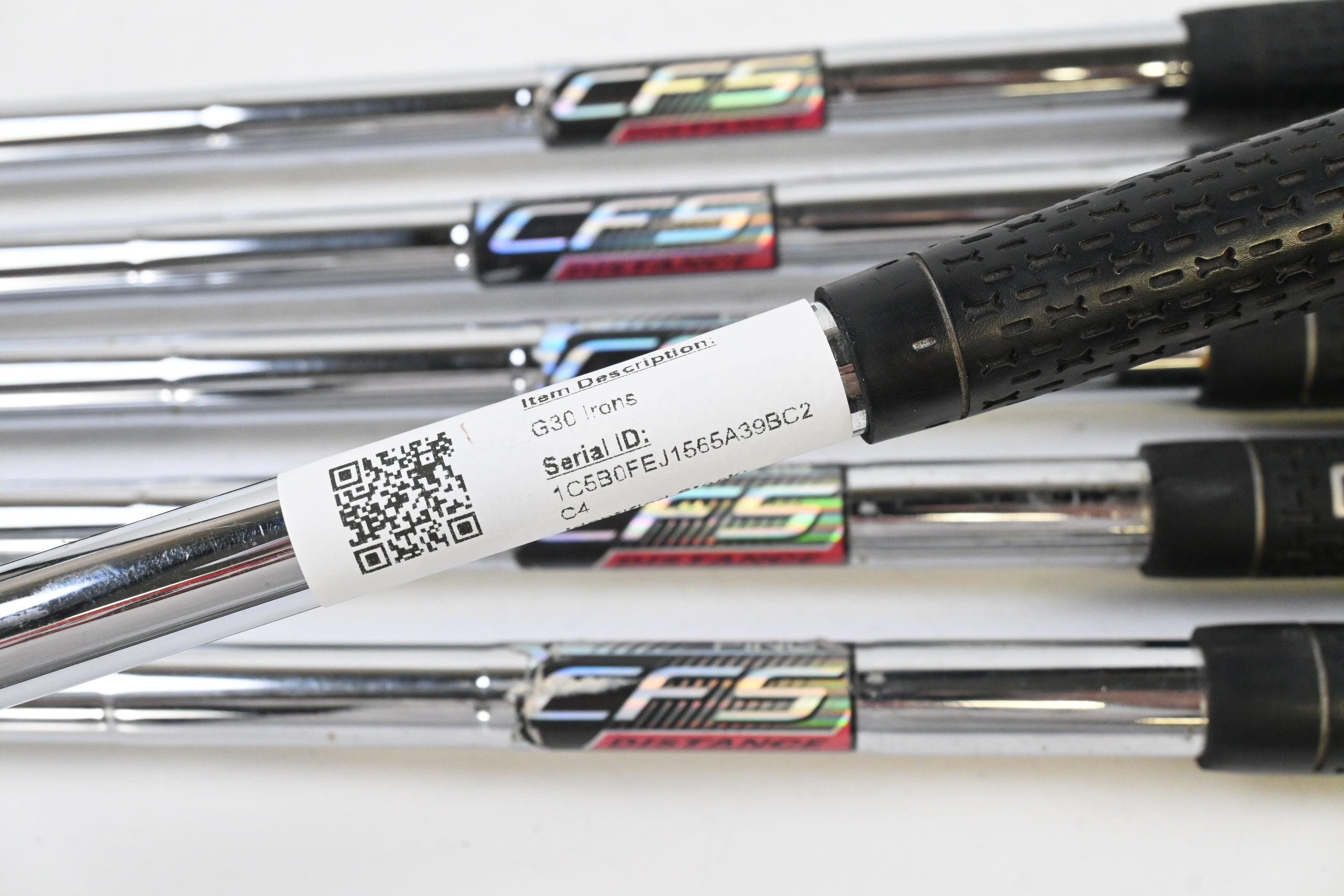 Ping G30 Irons / 5-PW / White Dot / Regular Flex Ping CFS Shafts